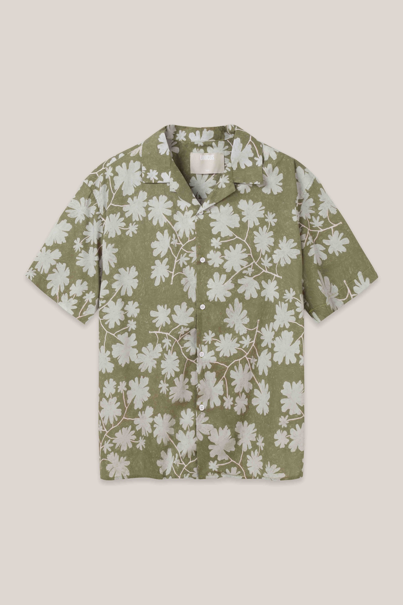 Reginald Cuban Shirt Pine Green