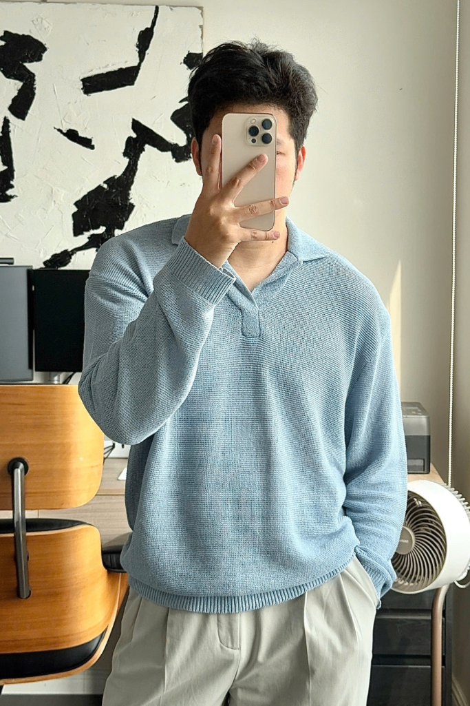 Nicholas Jumper Light Blue