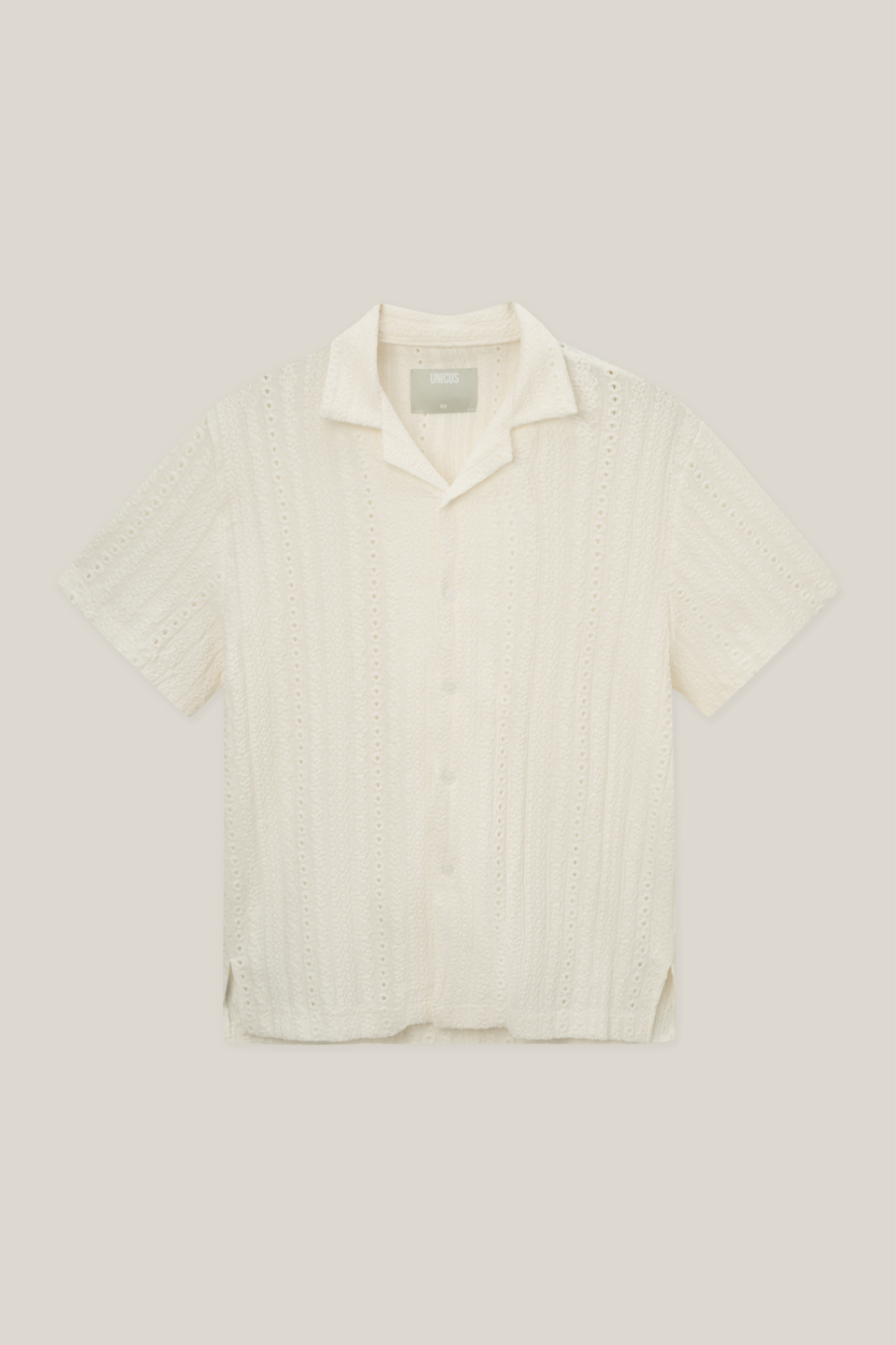 Miles Cuban Shirt White