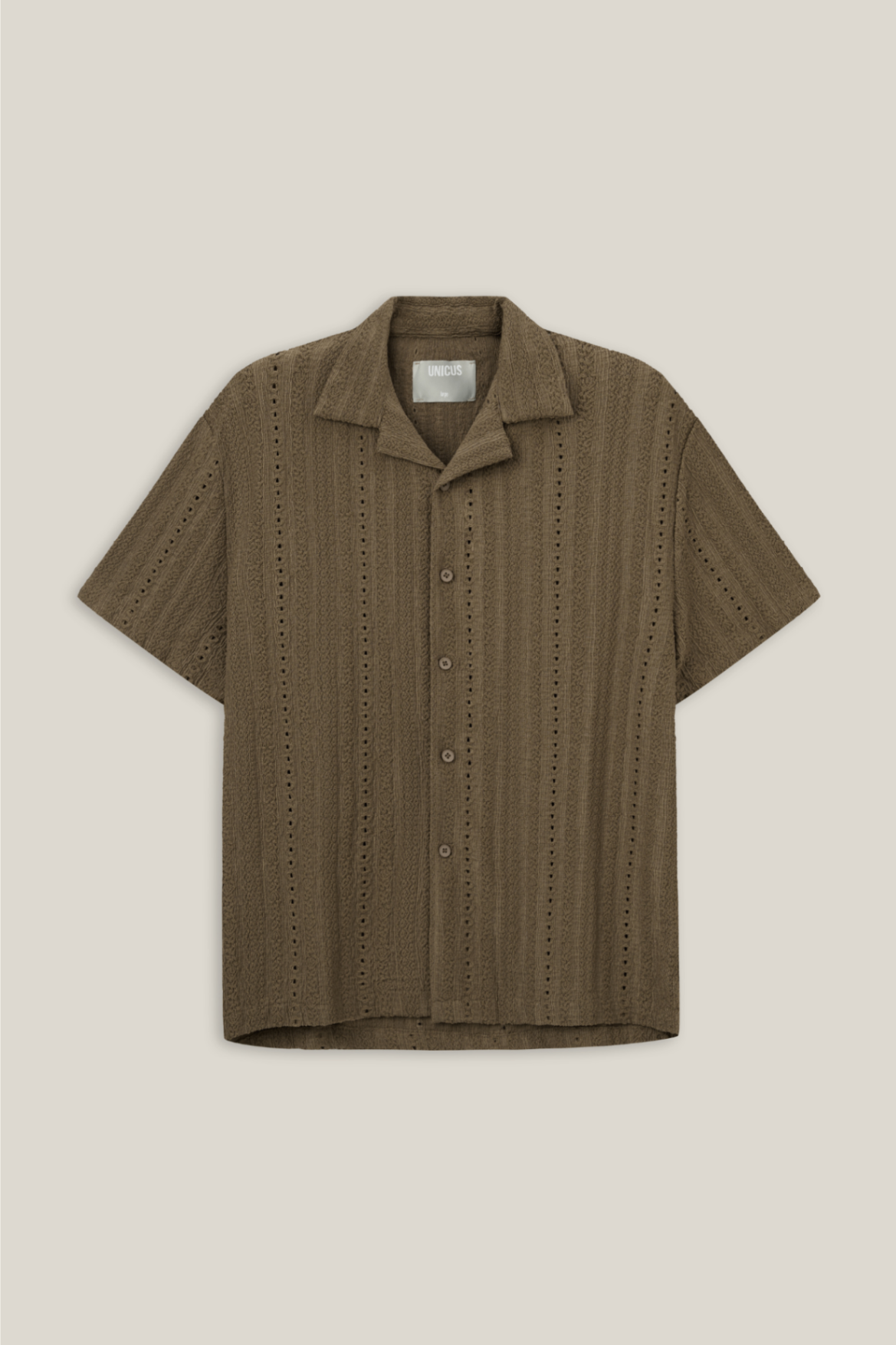 Miles Cuban Shirt Brown