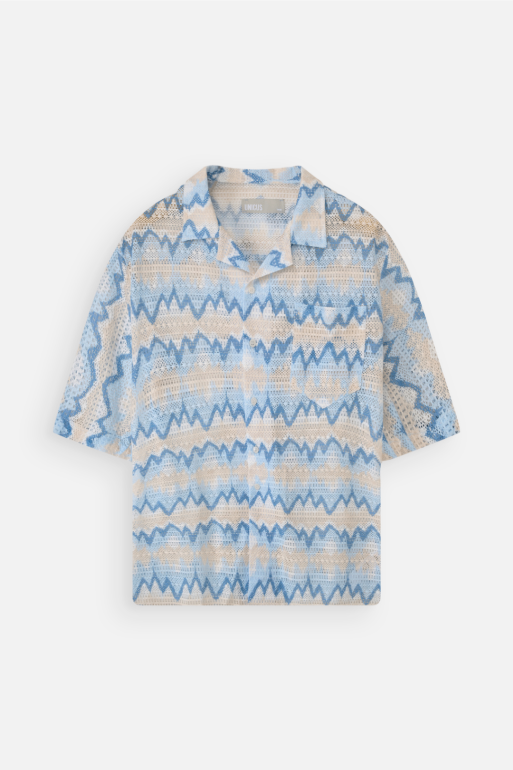 Feng Cuban Shirt Light Blue