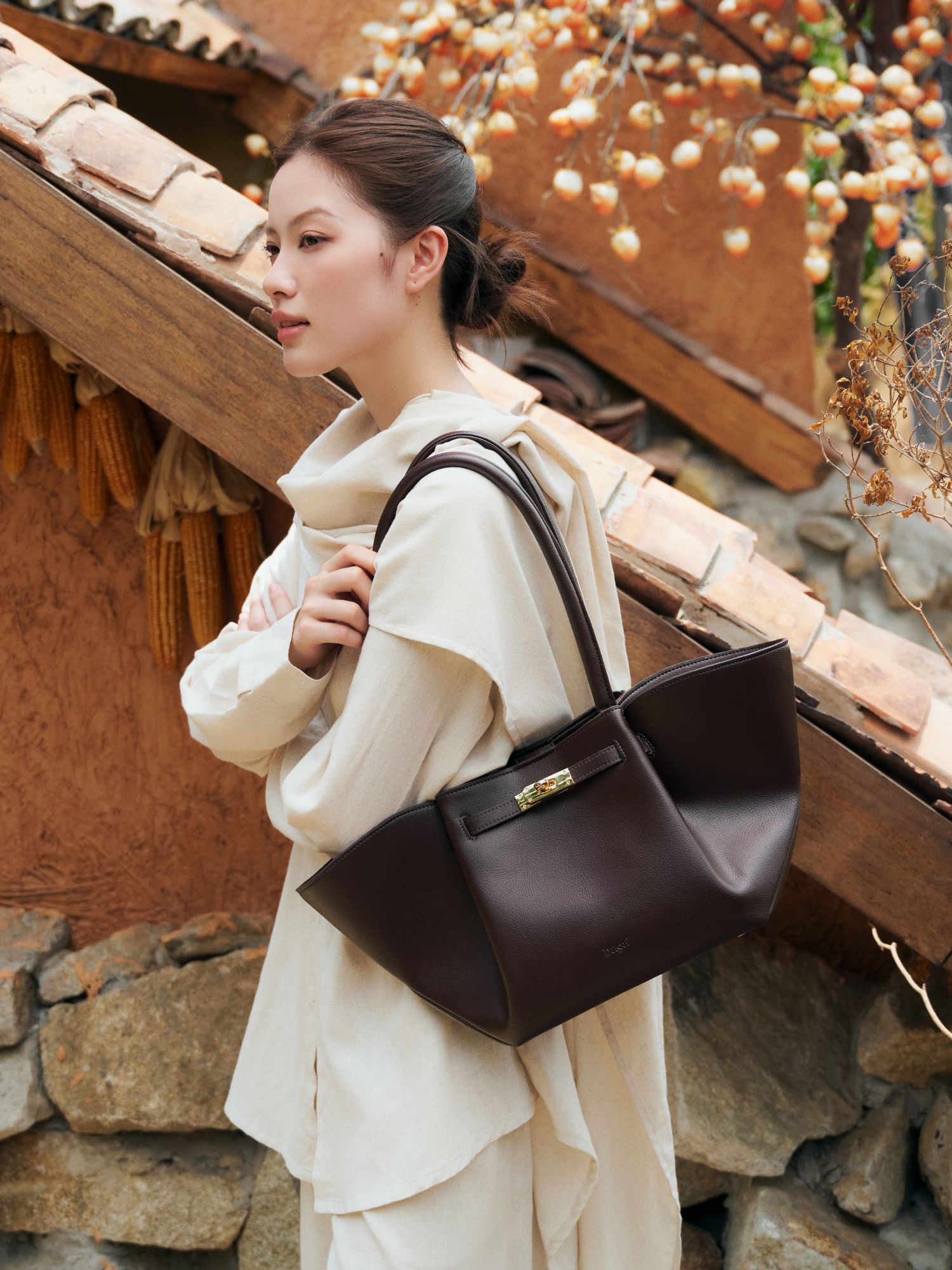 Goda Bag-M-Dark chocolate