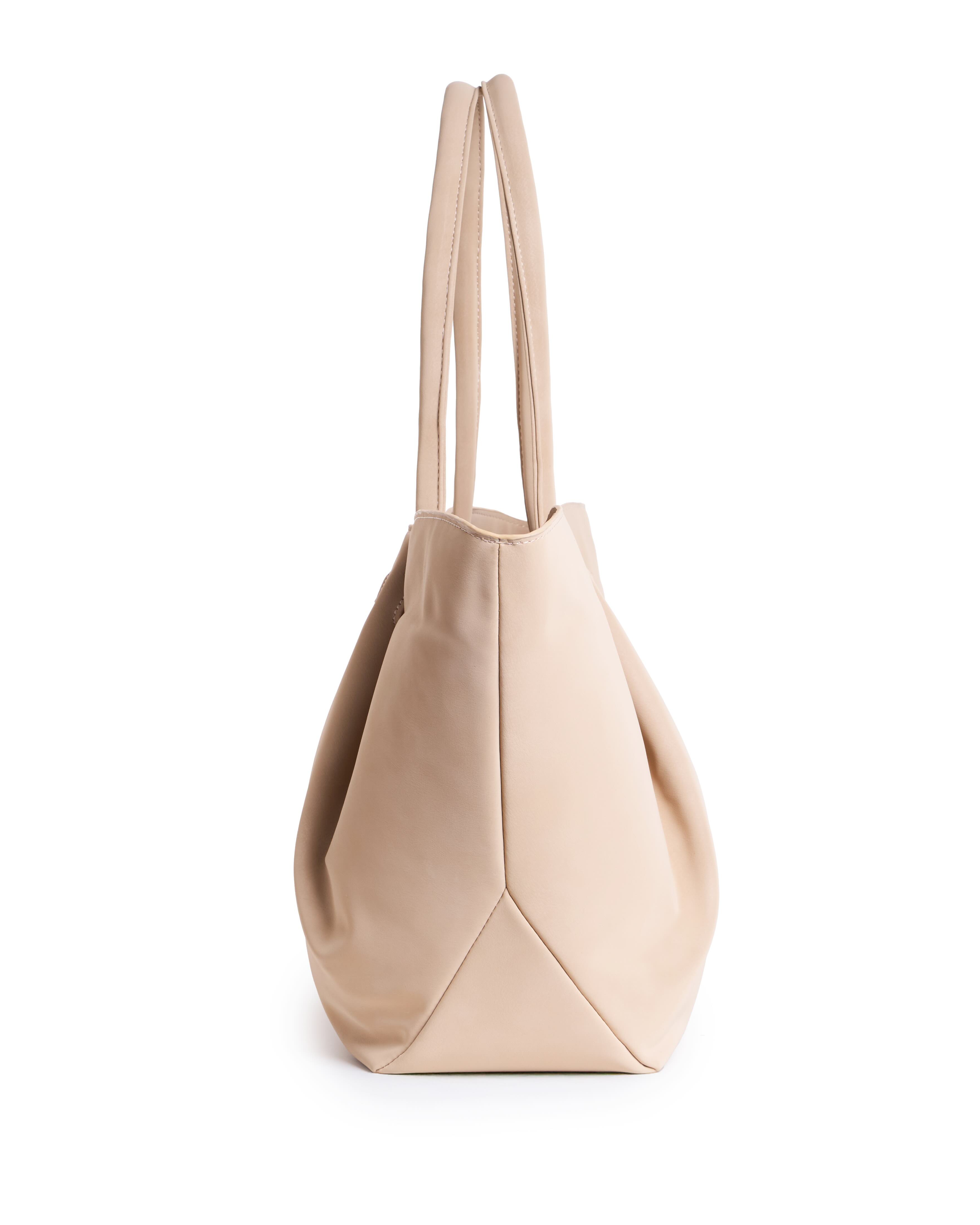Goda Bag-L-Almond beige-Da lộn