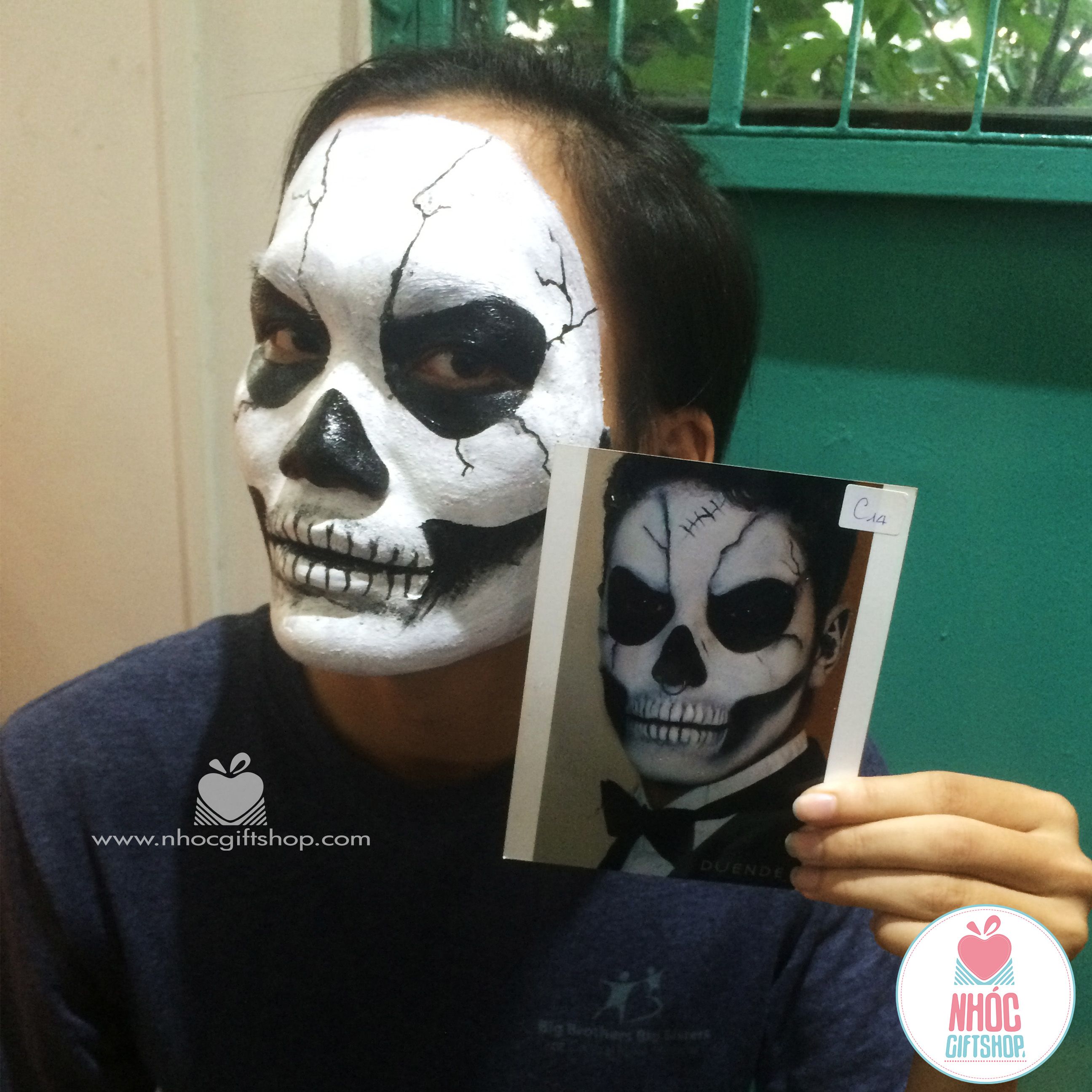 DỊCH VỤ VẼ MẶT HALLOWEEN 2019