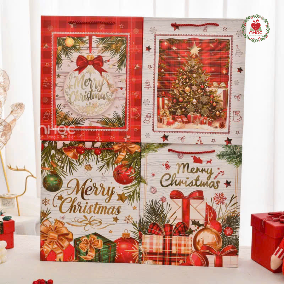 Túi quà Noel quai đứng 40x15x55 - 7001