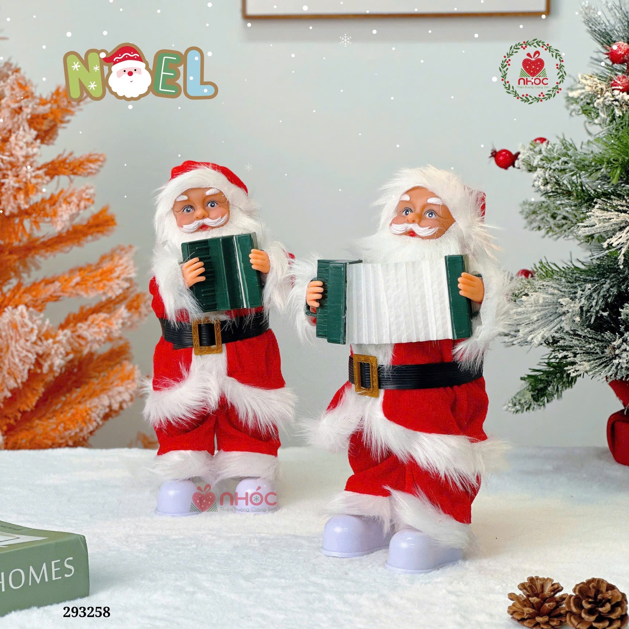 Ông già Noel cầm đàn Accordion nhạc - 15320