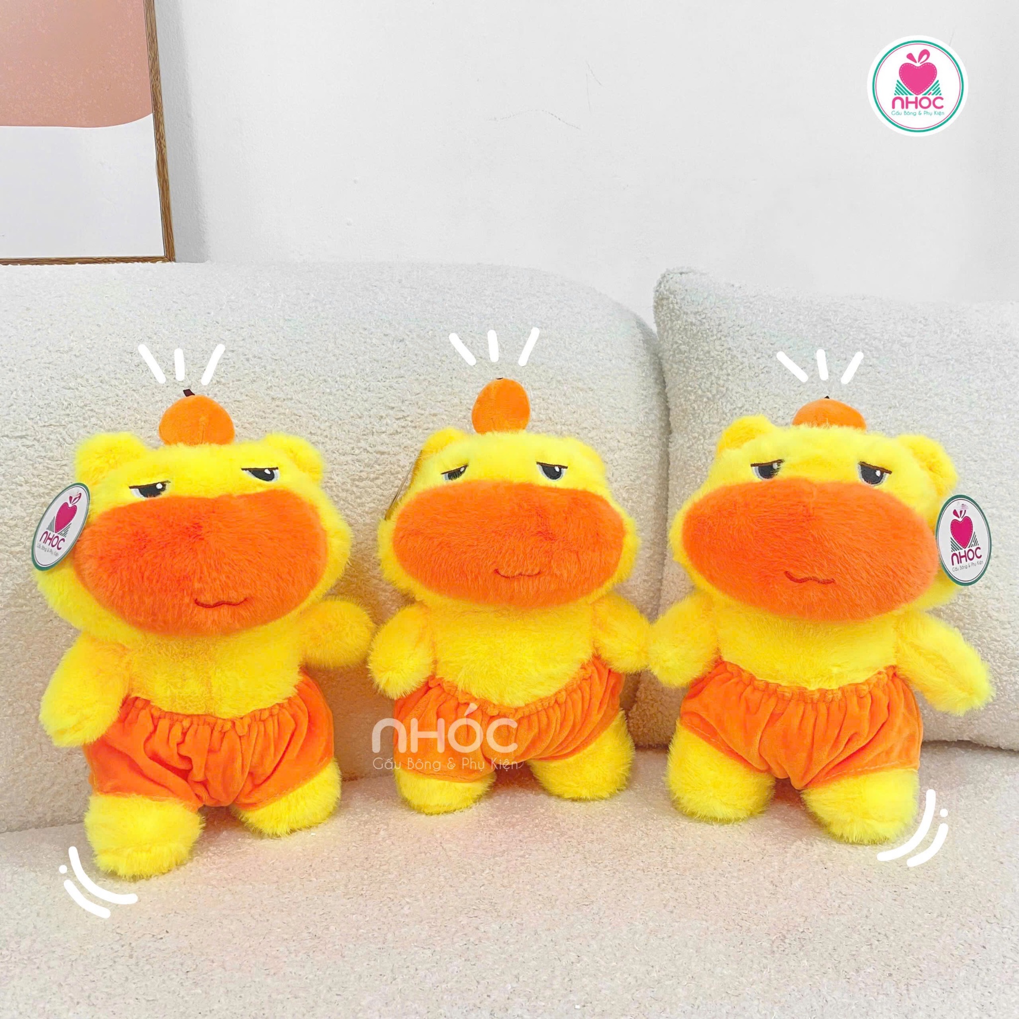 Thú bông nhỏ Capybara lulu lông xù - Vàng - 209525