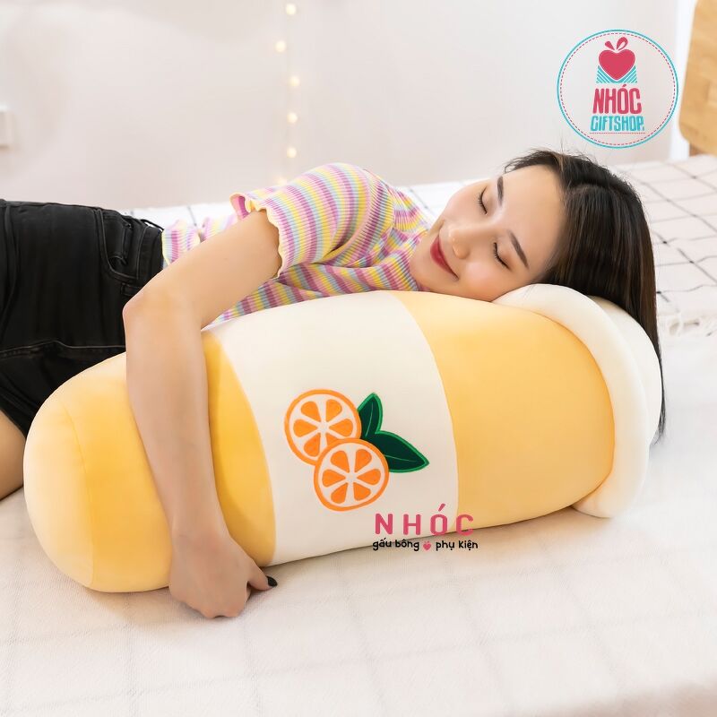 Ly trà sữa bông Machiato trái cây - Cam vàng - 50180