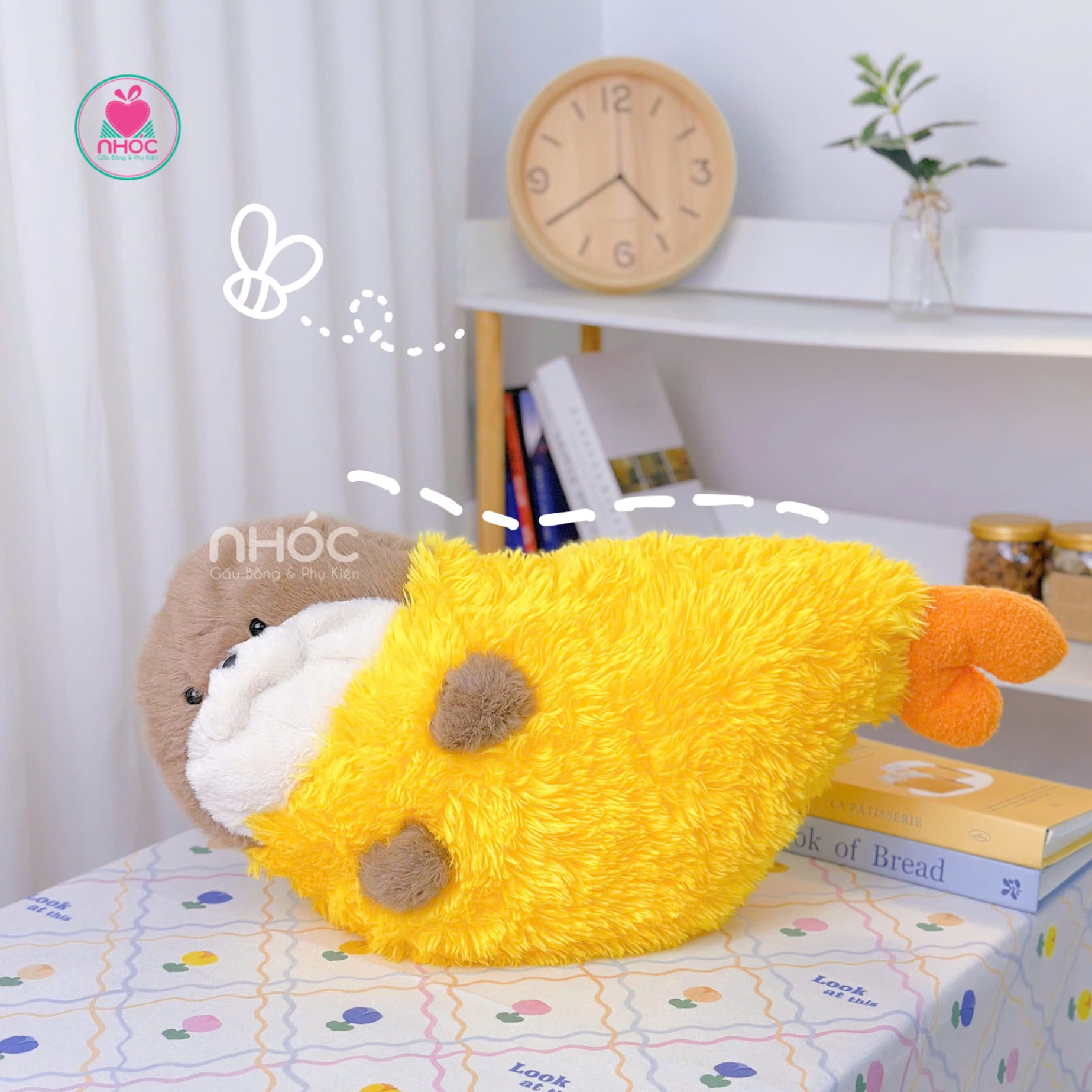 Thú bông Hải Cẩu Cosplay tôm lông xù - Nâu - 70385