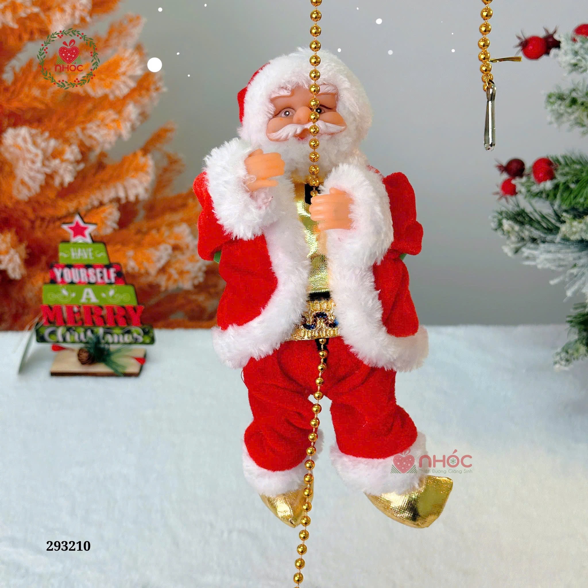 Ông già Noel đu dây có nhạc - 15240