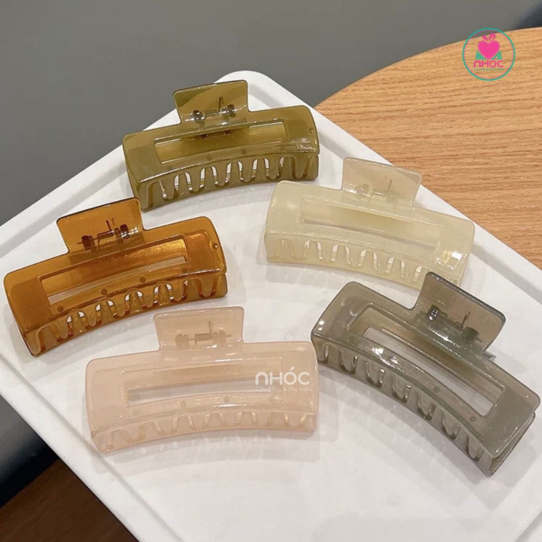 Kẹp gắp nhựa chữ nhật 10.5cm - 2501