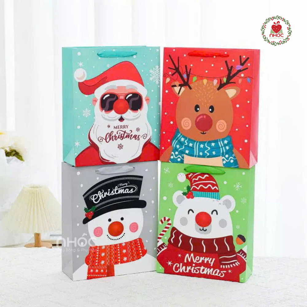 Túi quà Noel quai đứng 32x14,5x42 - 5001