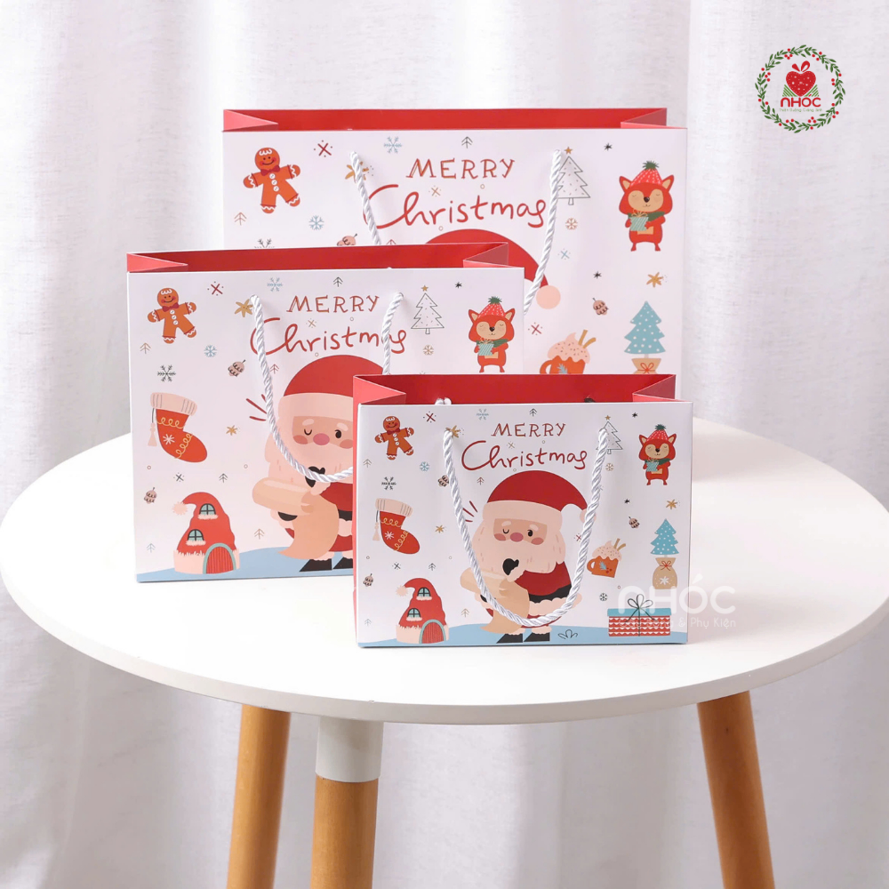Túi quà Noel quai ngang 32x15x35 - 5001