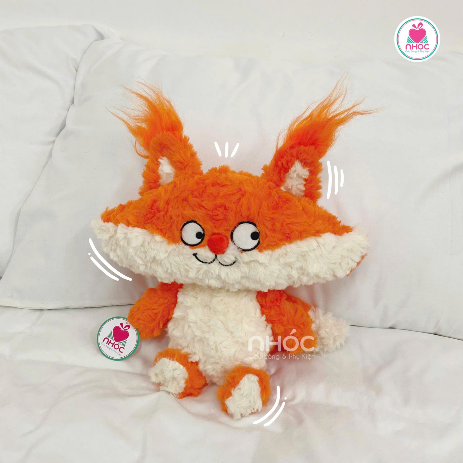 Thú bông nhỏ Cáo lông xoắn - Cam - 3525025