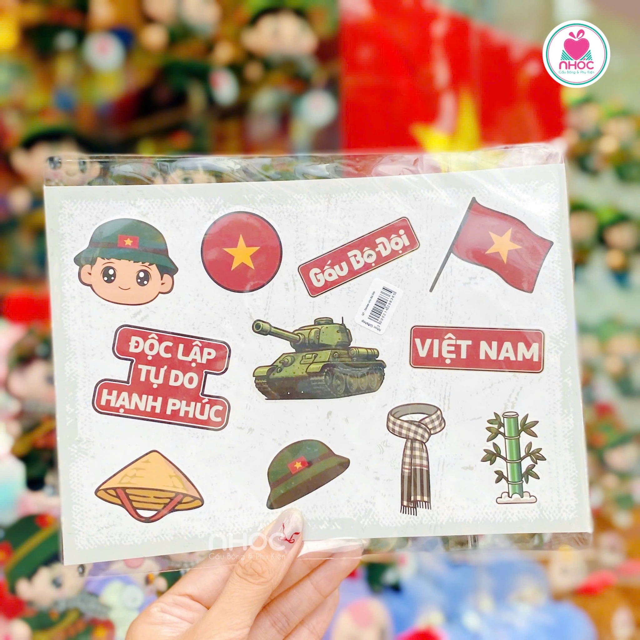 QT - Sticker chú Bộ Đội