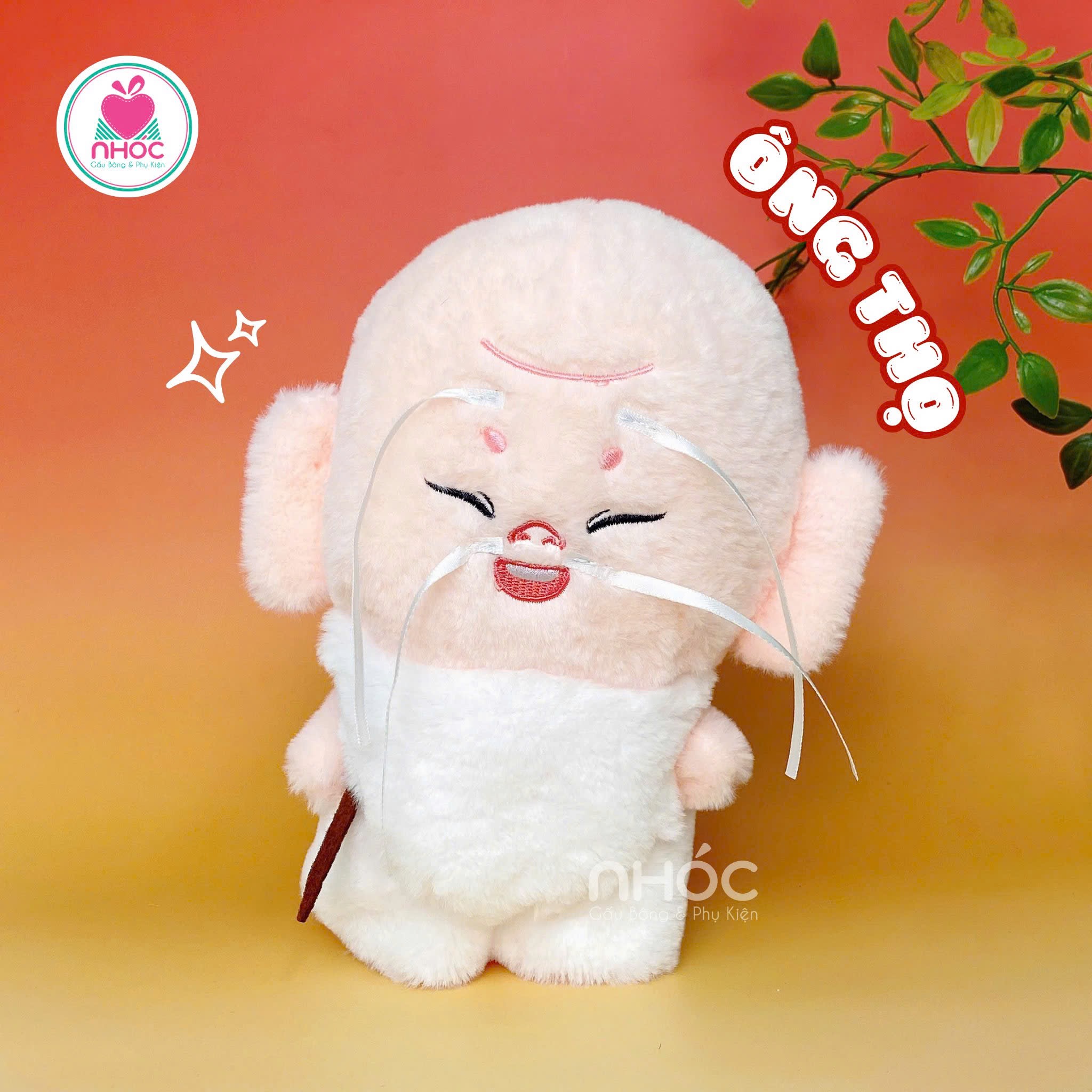 Thú bông nhỏ ông Thọ lông xù đứng - 25110