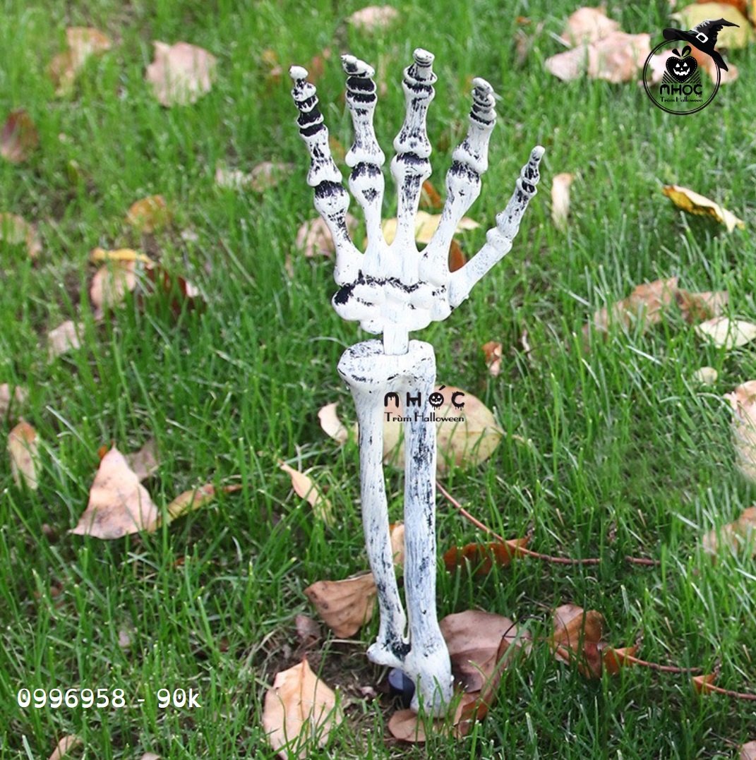 Trang trí Halloween bàn tay xương nhựa - 4090