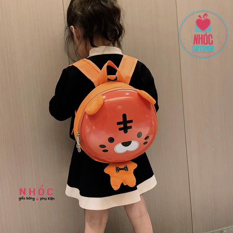 Balo cho bé kiểu trứng hình thú - 15001 - Hổ cam