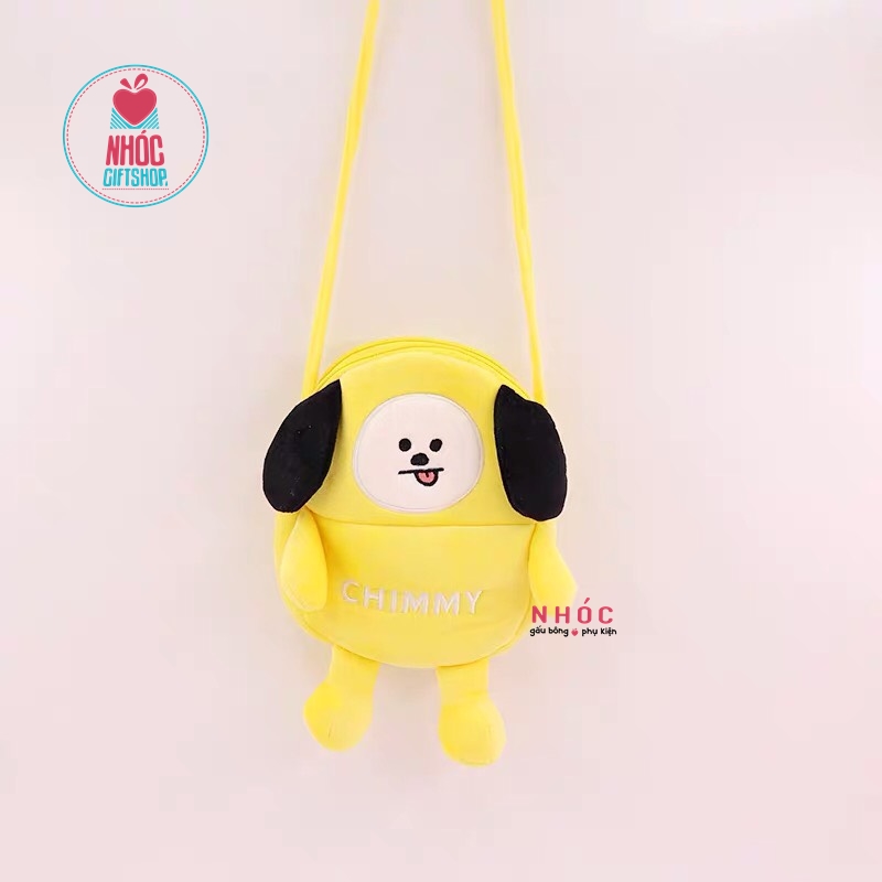 Túi đeo chéo cho bé BTS - Chimmy vàng - 12001