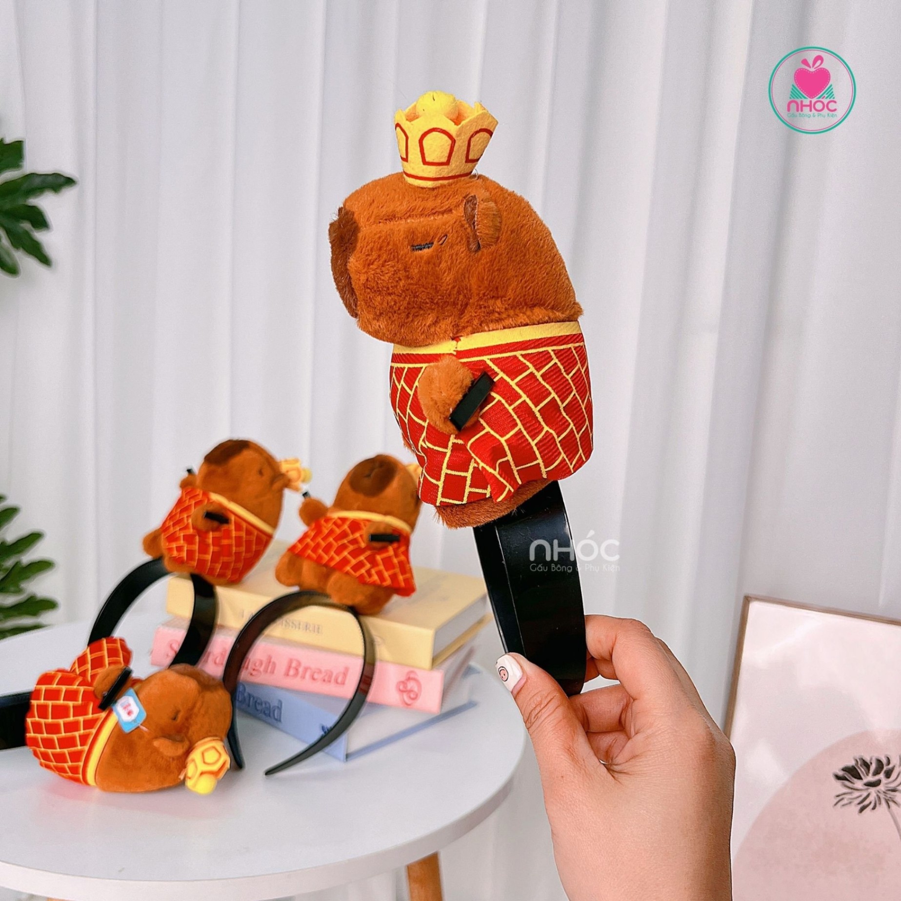 Băng đô kiểu Capybara kẹp - Đường tăng - 8501