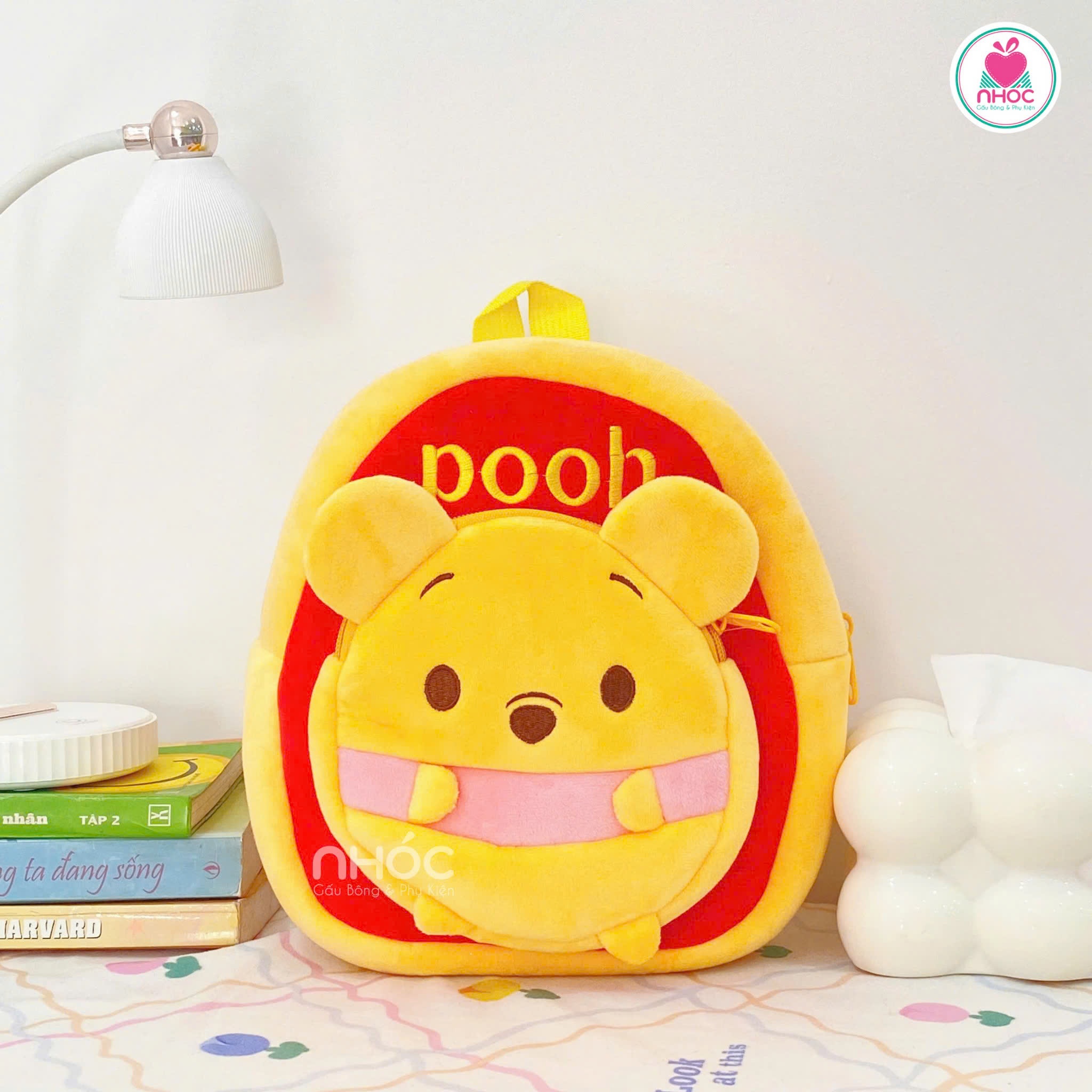 Balo bông kiểu thú - Gấu Pooh - 15001