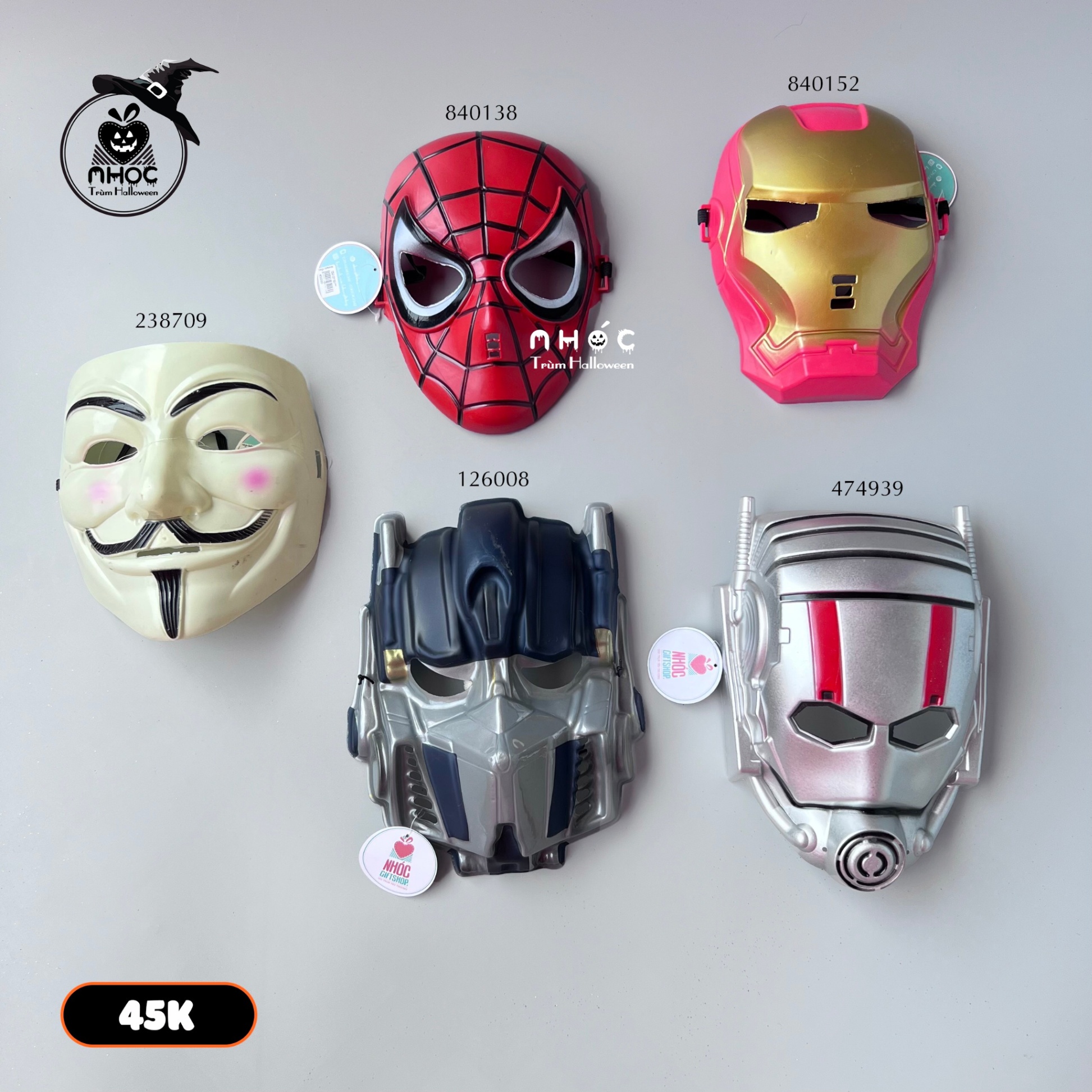 Mặt nạ nhựa TE - Siêu nhân spider man - 4501