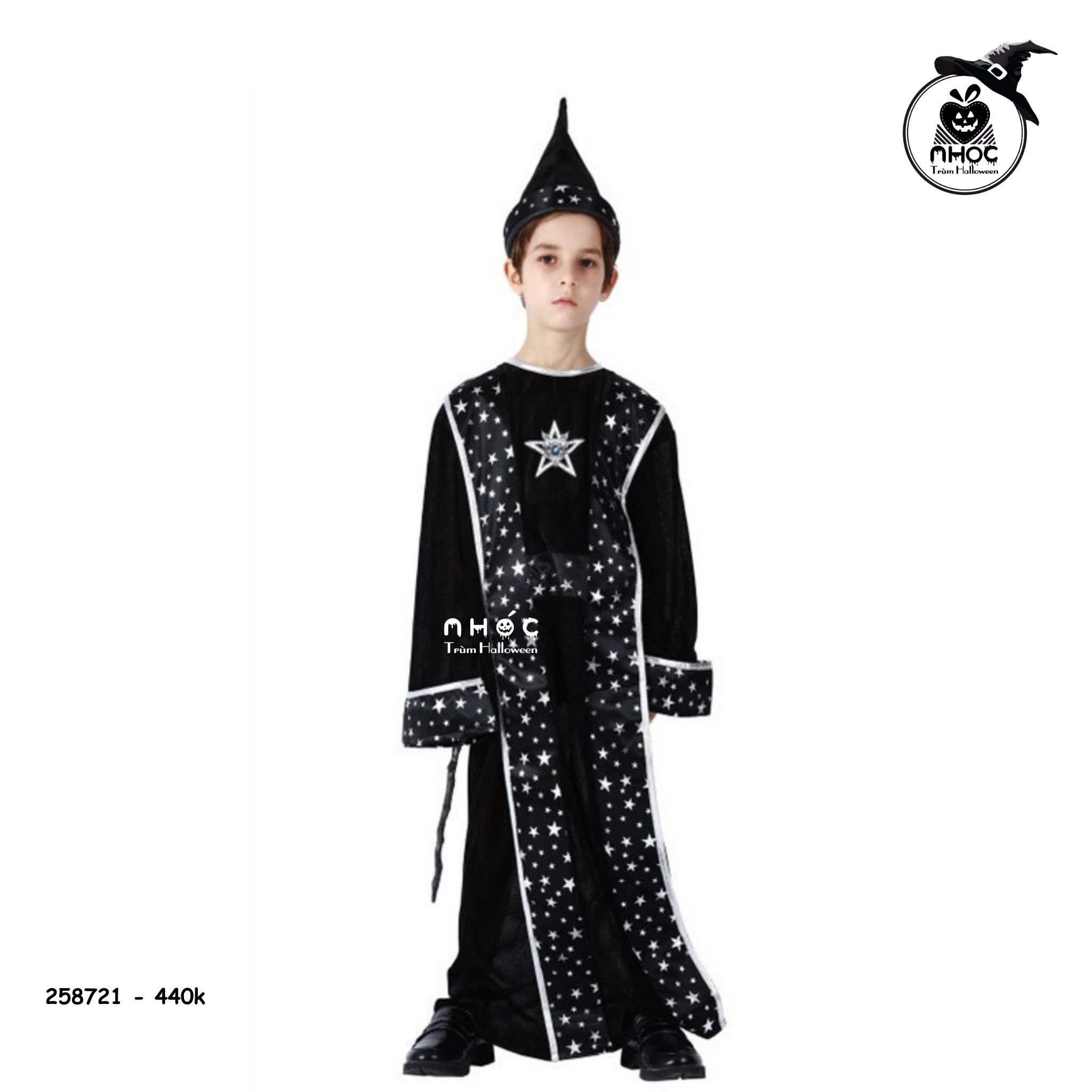 Bộ đồ phù thuỷ Powerfull Spellcaster combo nón - Size M - 120440