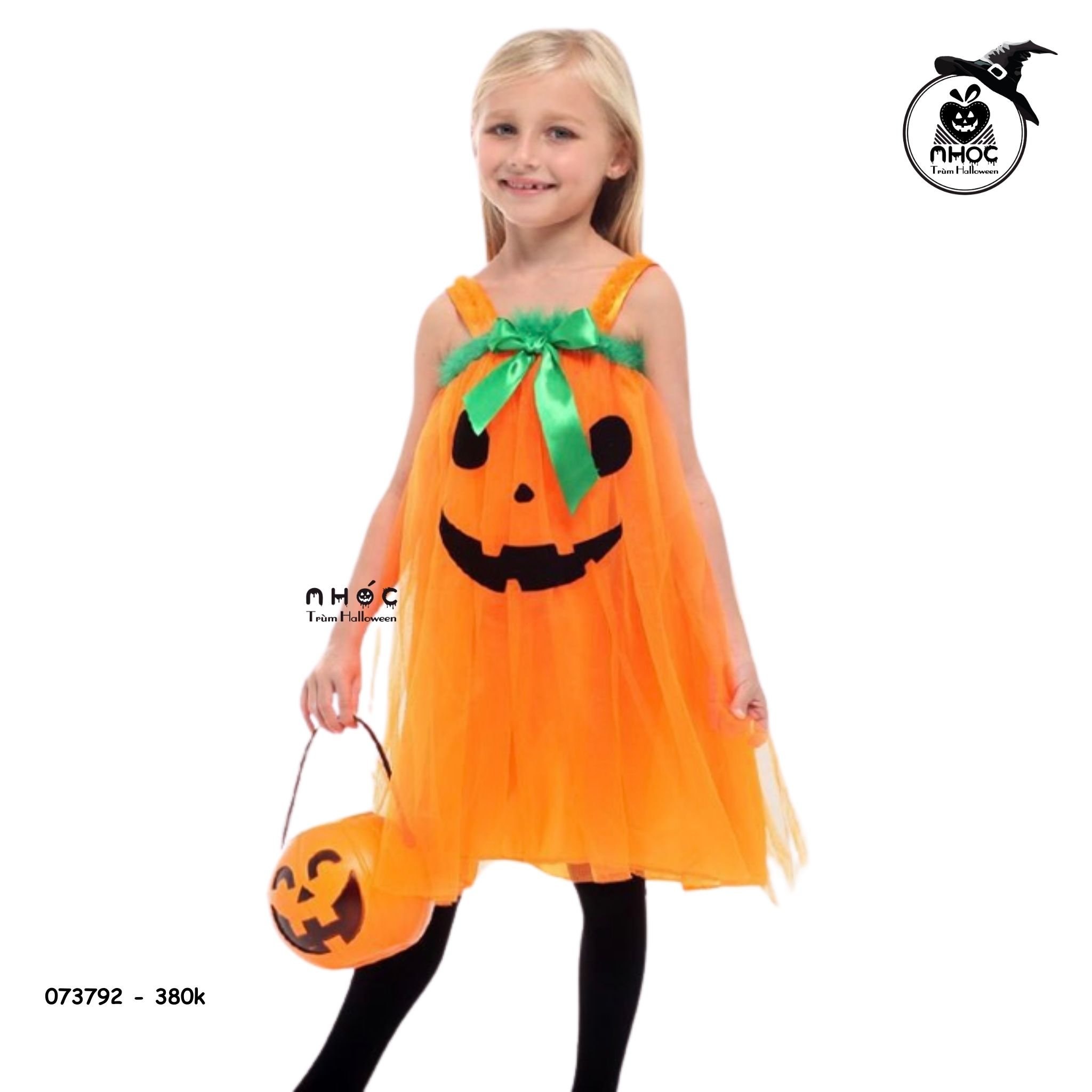 Đầm bí voan cute Pumpkin - Cam - Size M - 120380