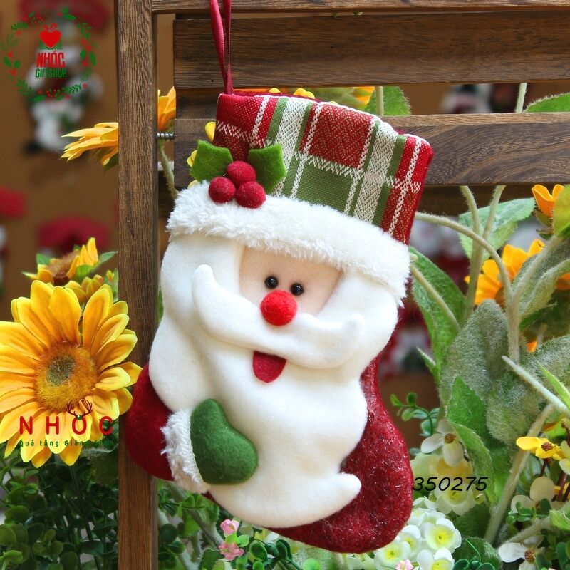 Tất noel nỉ len - Ông già - 45220