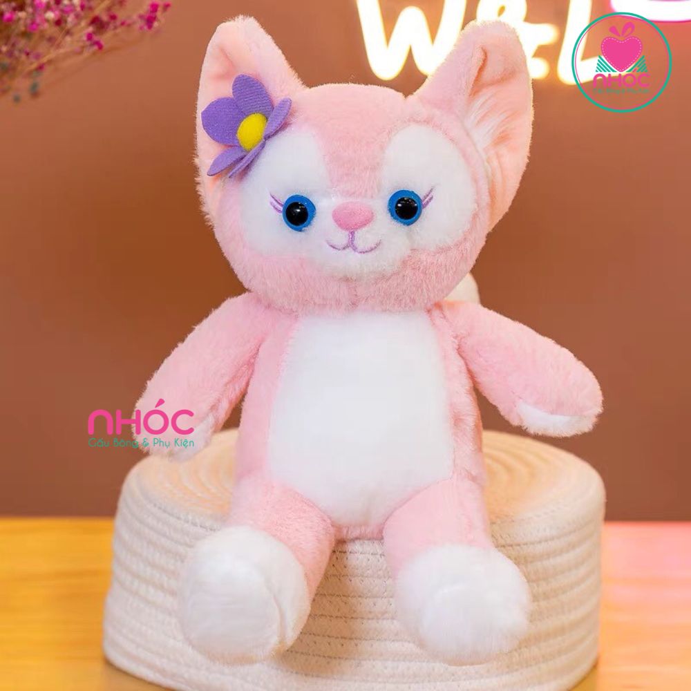 Thú bông nhỏ Thỏ Stella lông xù - Kem - 9501