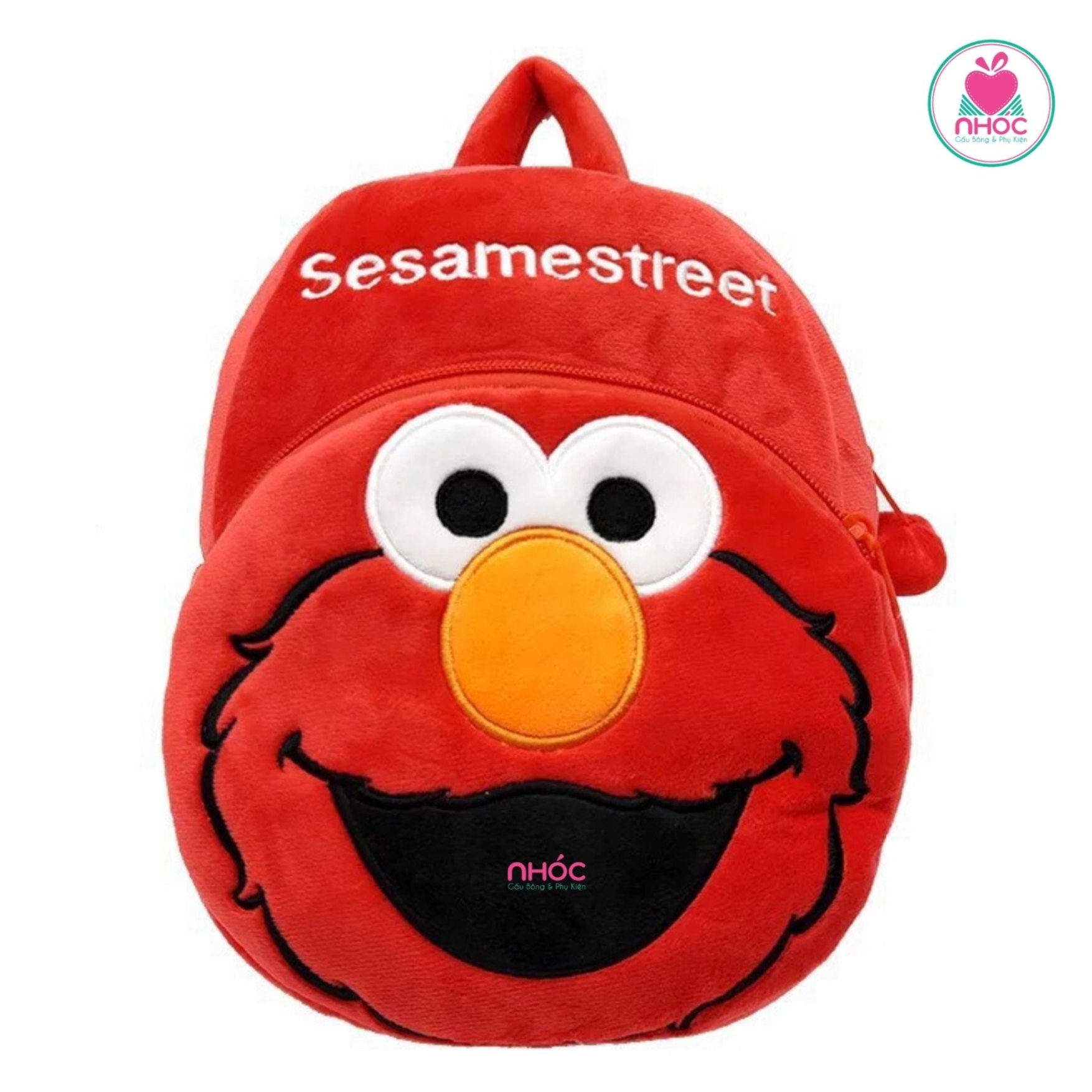 Balo bông kiểu thú - Sesame Street đỏ - 15001