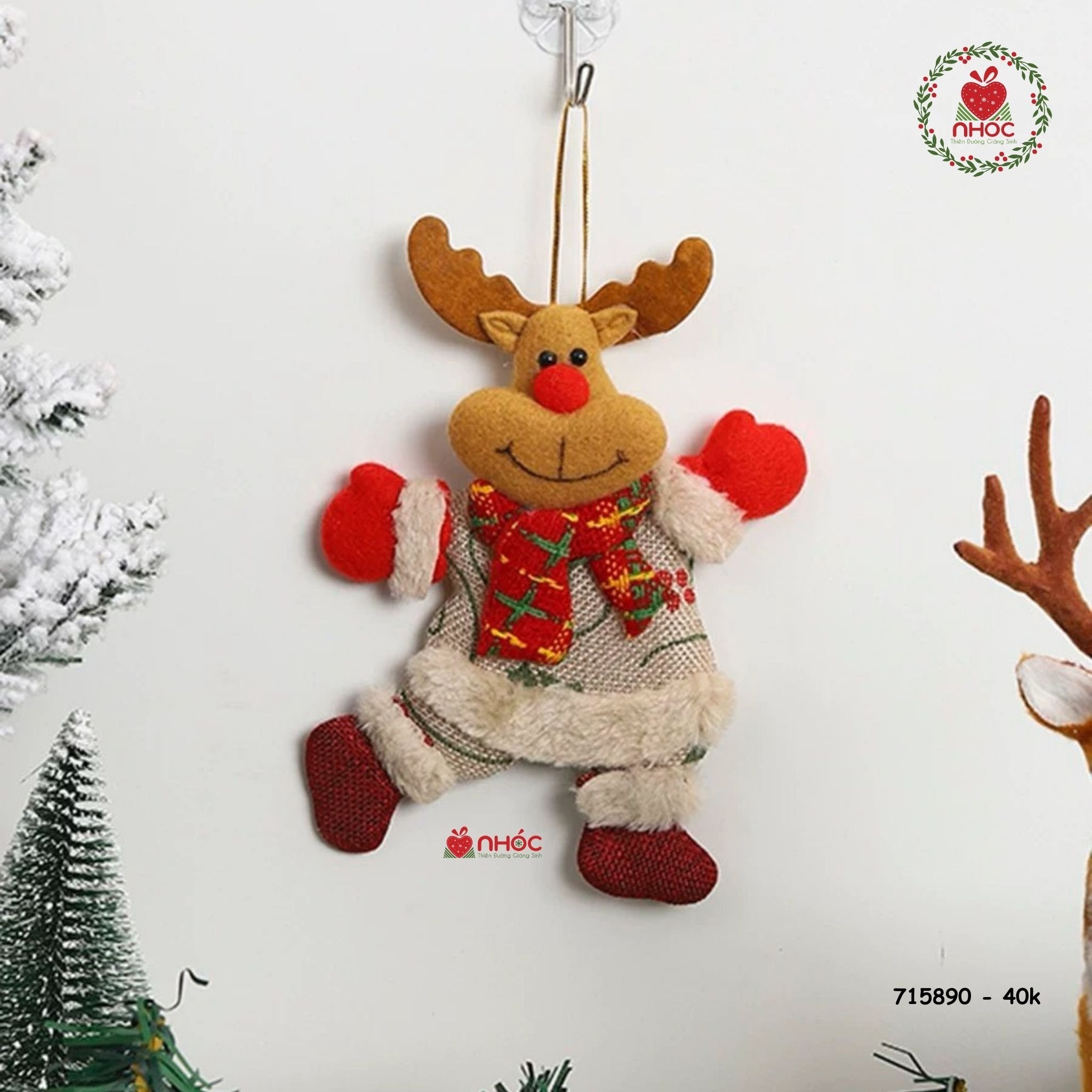 Phụ kiện trang trí noel - Tuần lộc - 2060