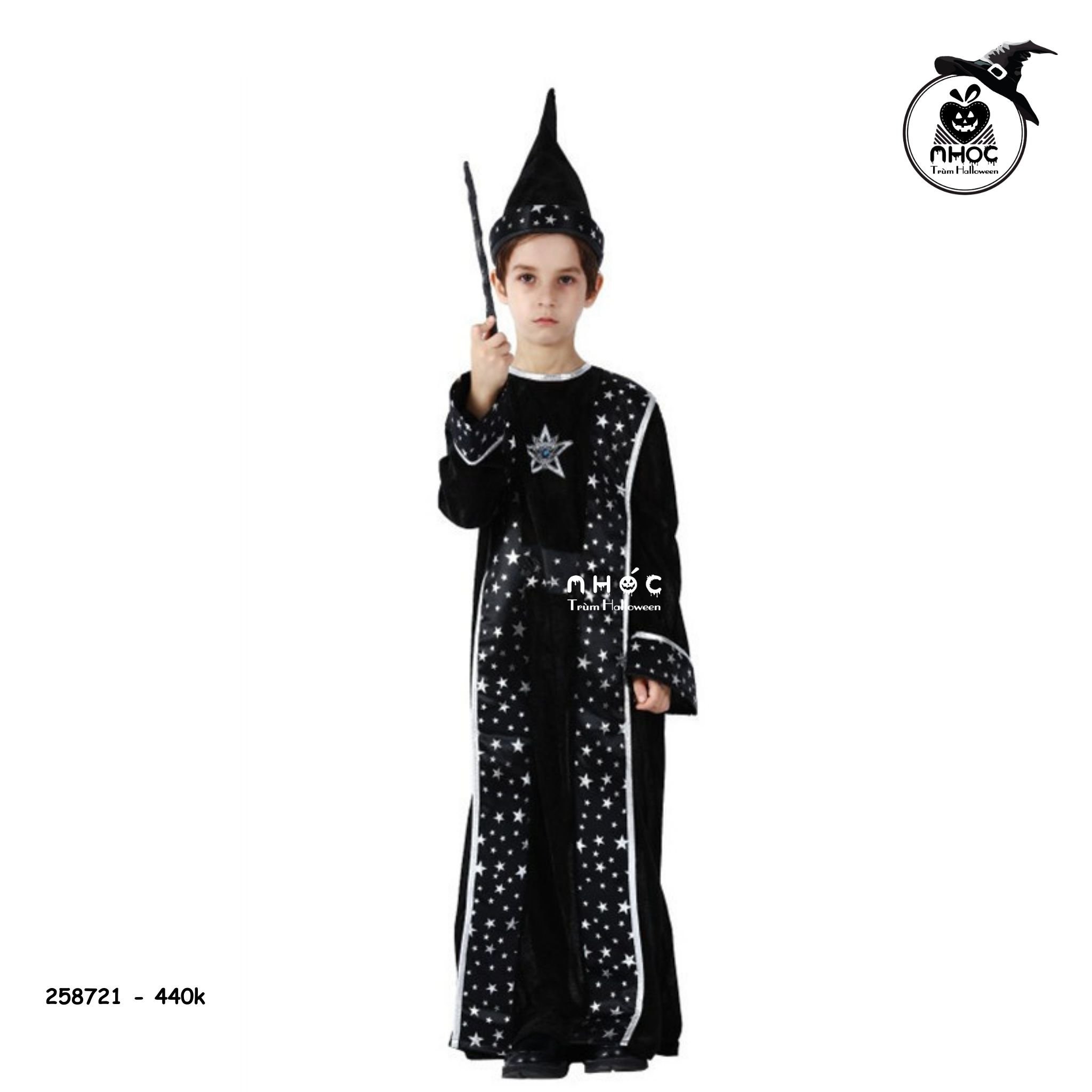 Bộ đồ phù thuỷ Powerfull Spellcaster combo nón - Size L - 130440