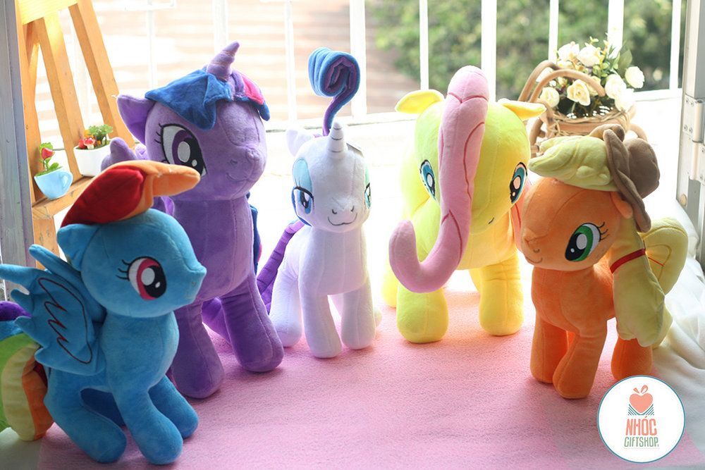 Thú bông ngựa pony - Trắng - 40380