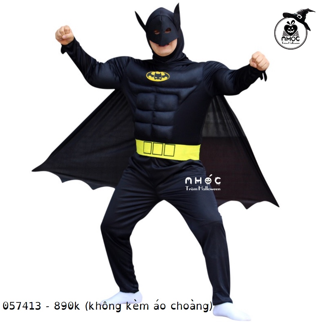 Bộ đồ bay NL Batman tay phồng vải thun - 155890