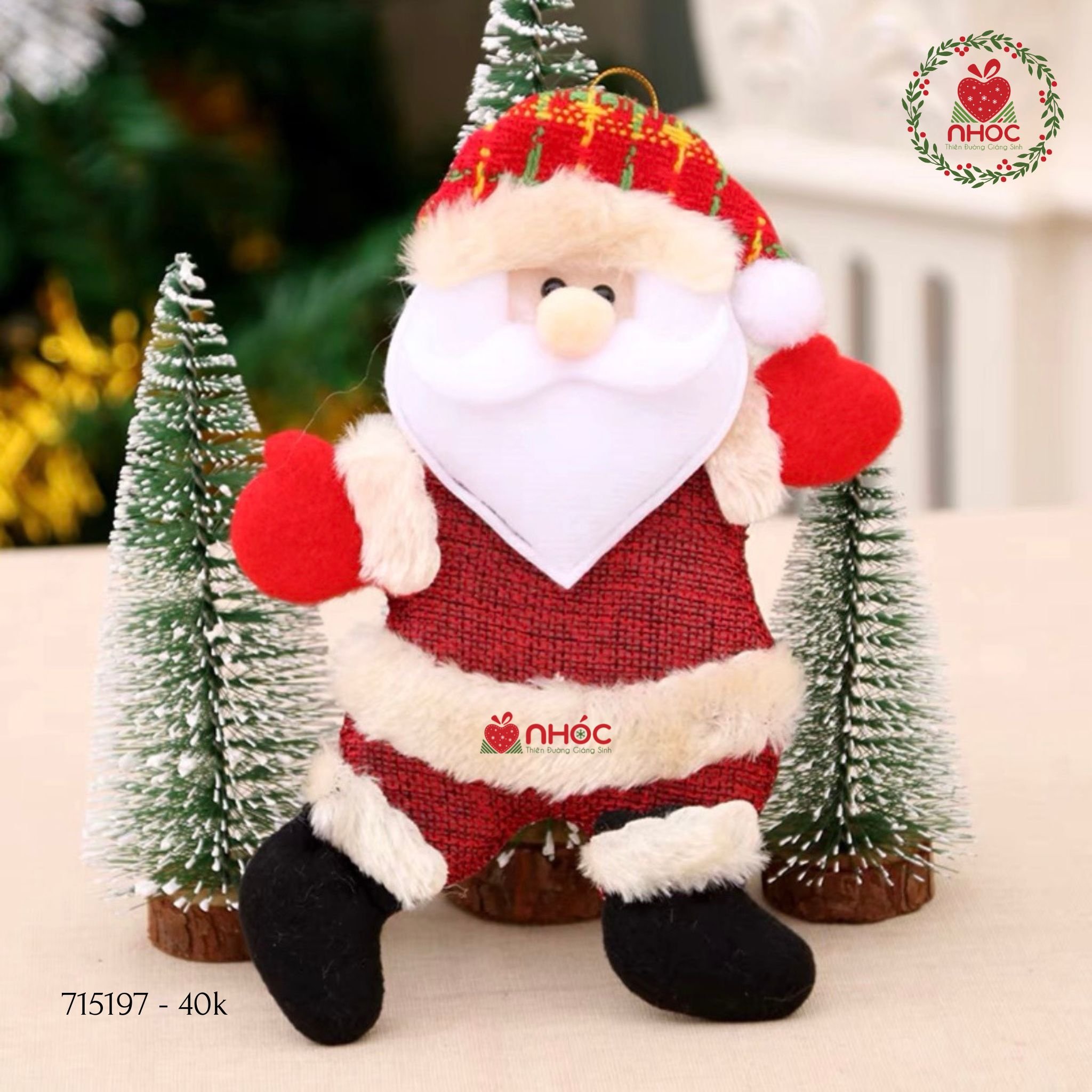 Phụ kiện trang trí noel - Ông già noel - 2060