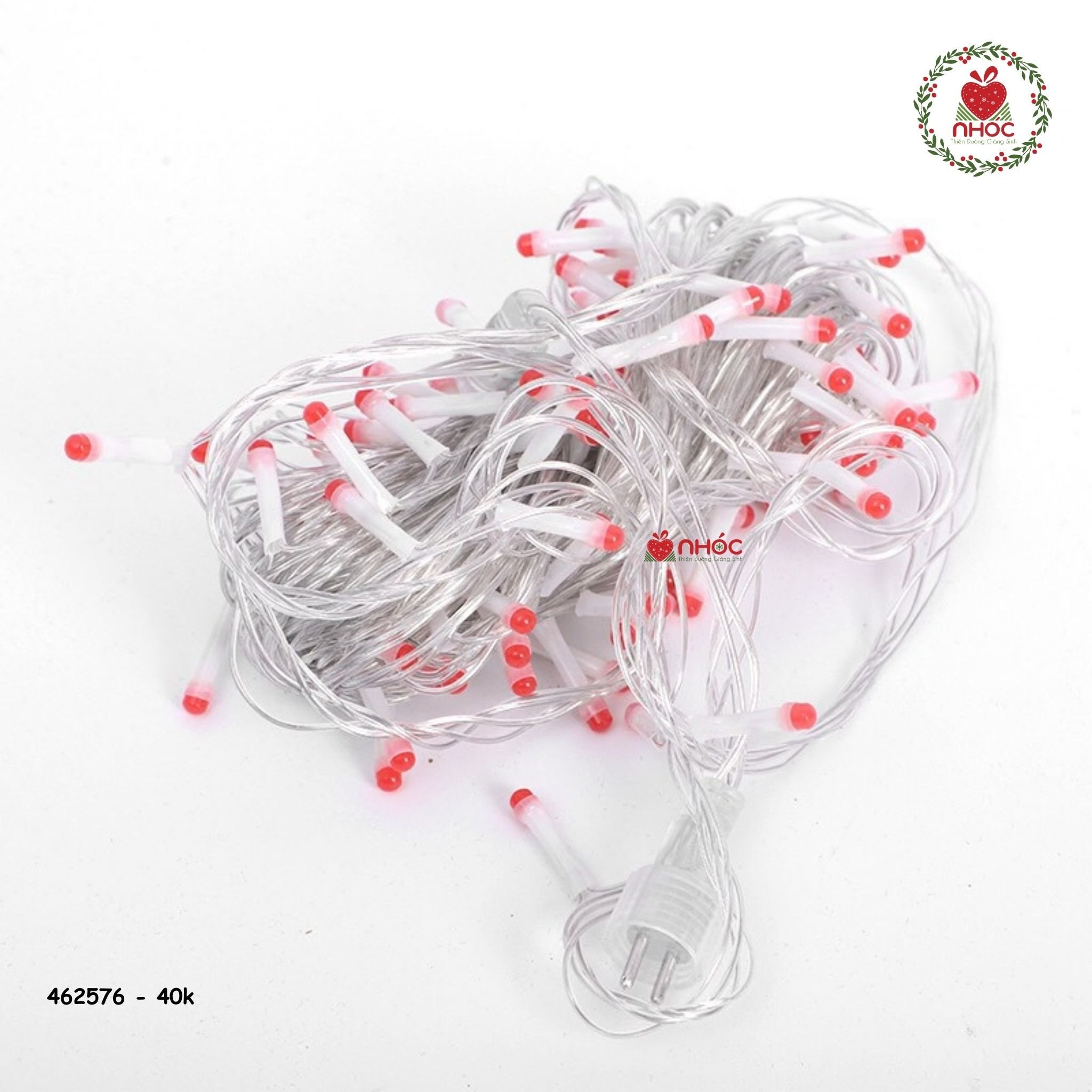 Dây đèn kim cương đủ màu dây trắng - 44 bóng - 48040