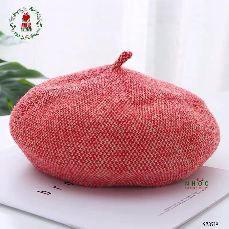 Nón len bánh tiêu - Đỏ - 14001
