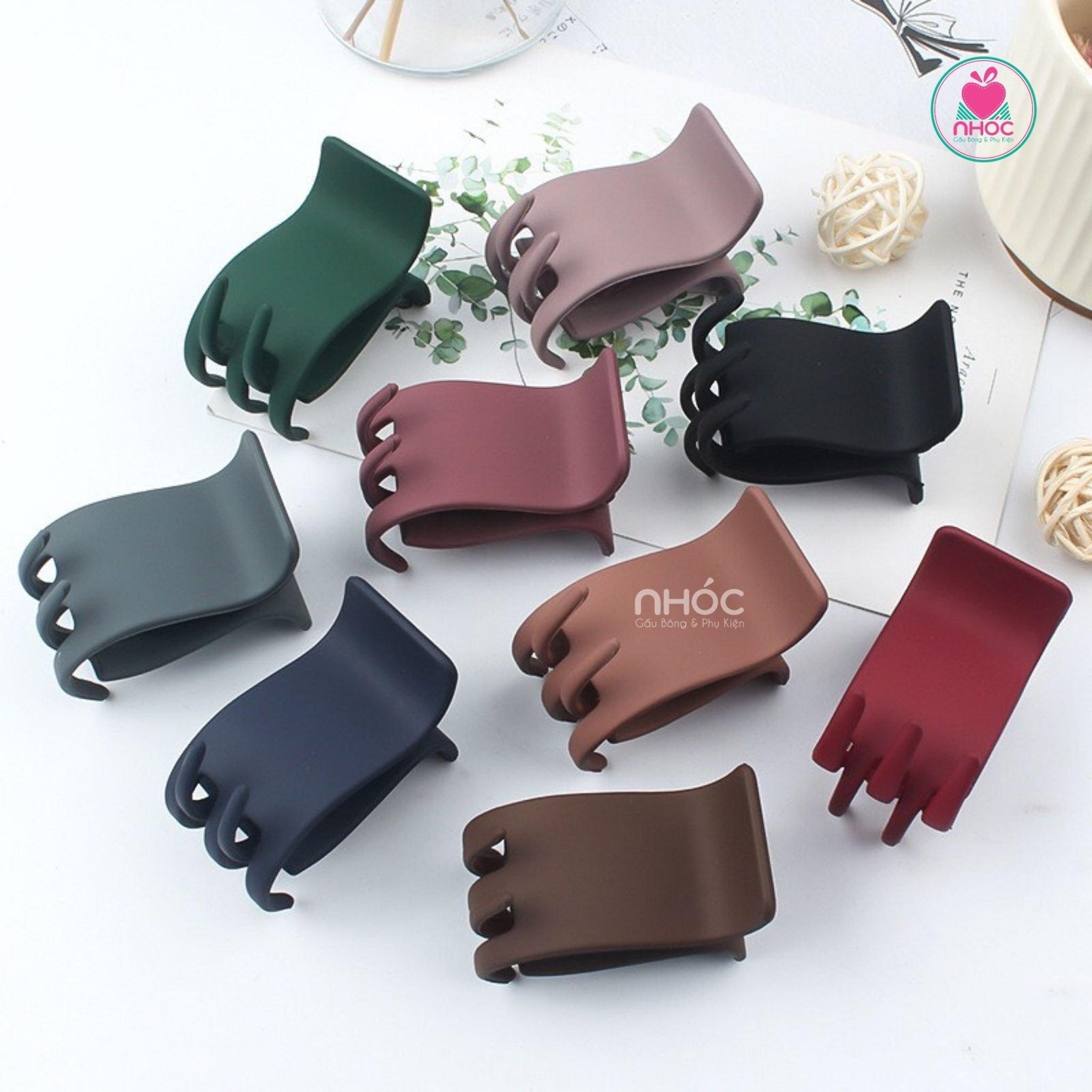 Kẹp gắp nhựa 5 chấu Honey màu 12m - 2501