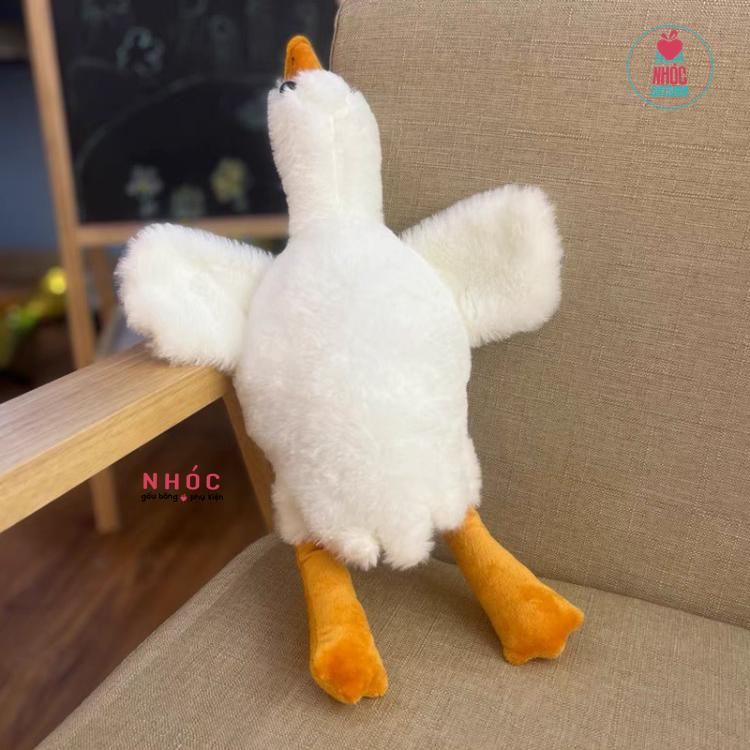 Thú bông nhỏ Vịt trầm cảm lông xù - Trắng - 8501
