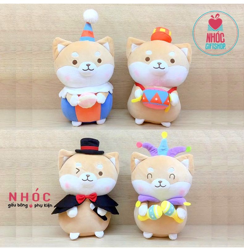 Thú bông nhỏ chó shiba ảo thuật lông mịn - 20110
