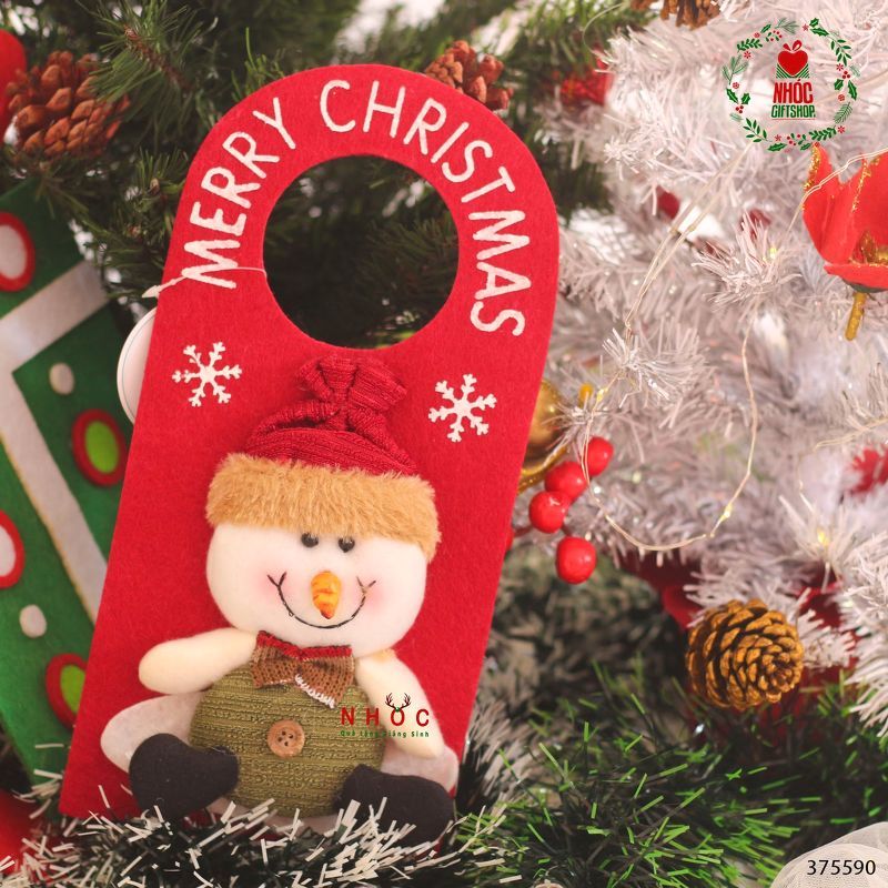 Bảng treo noel nỉ người tuyết - 3070