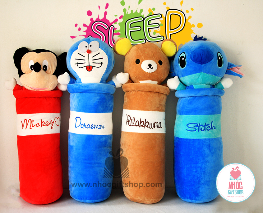 Gối ôm bình sữa Rilakkuma - Hồng - 75310