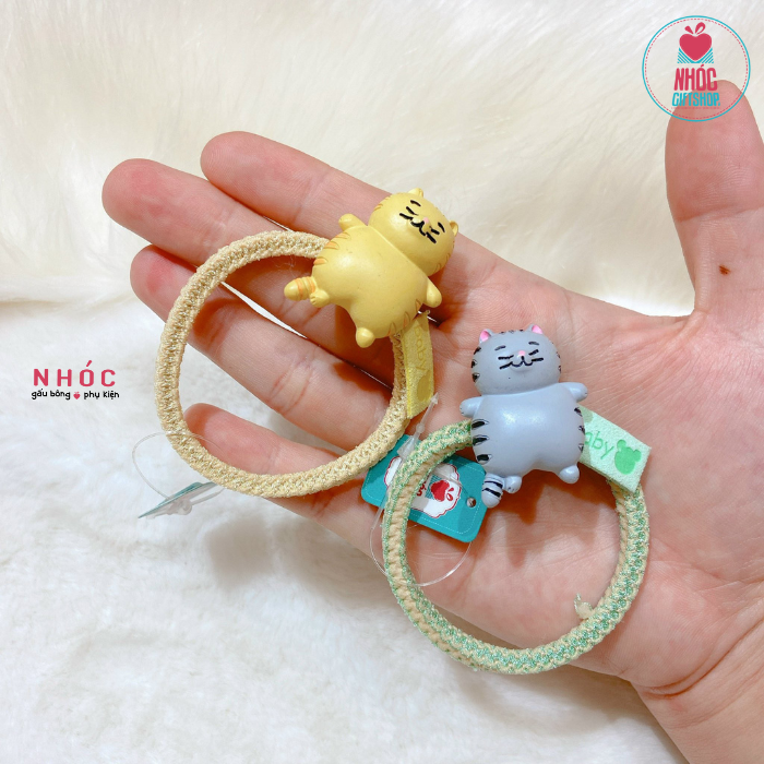 Cột tóc teen đính mèo - 2501