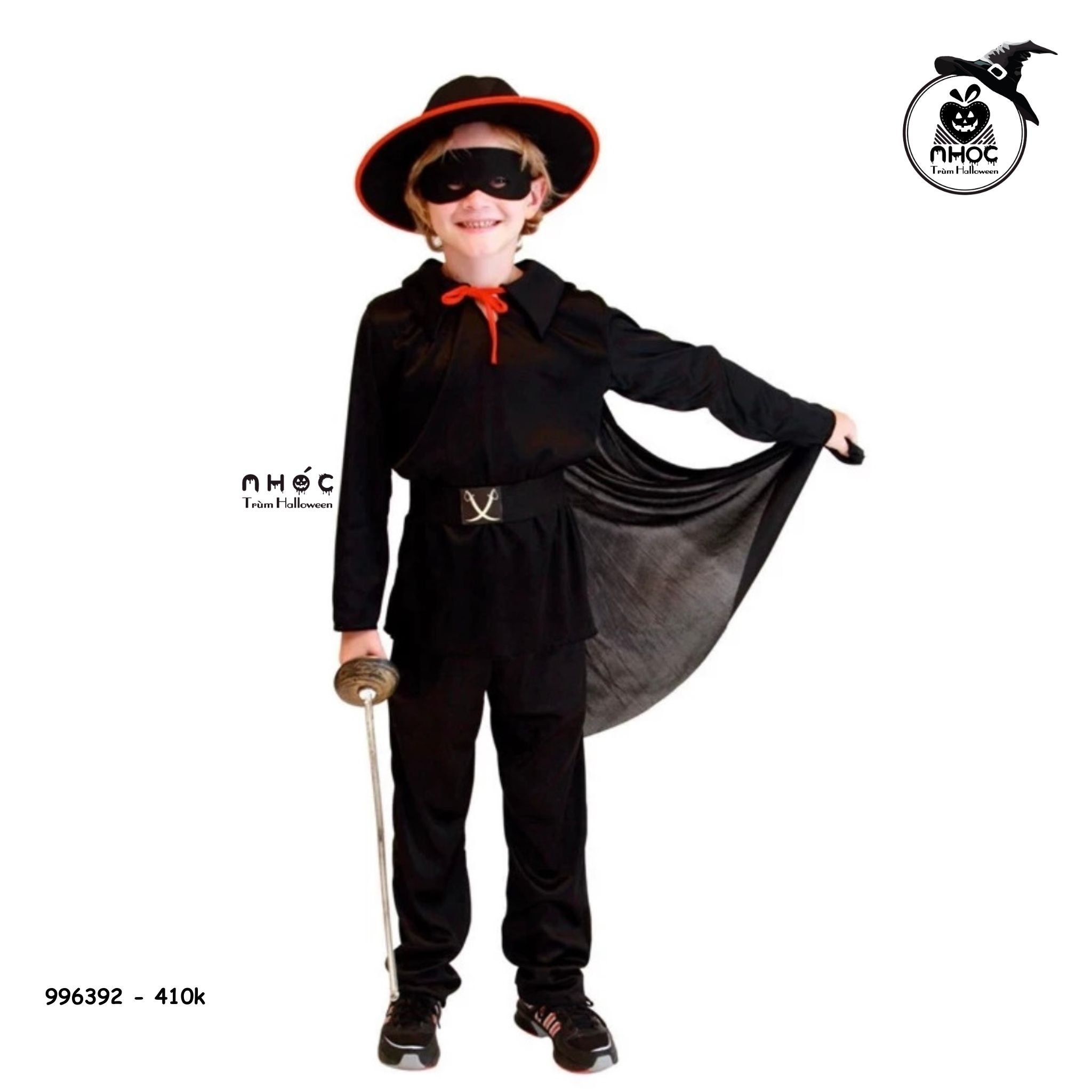 Bộ bồ halloween Masked Knight combo nón - Size XL - 41001