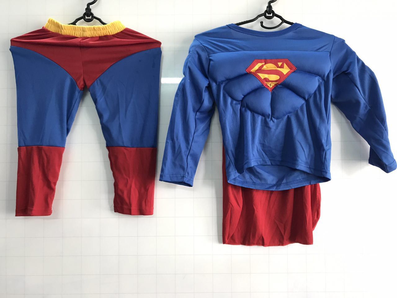 Bộ đồ TE Superman tay phồng vải thun - Size 7 - 90410