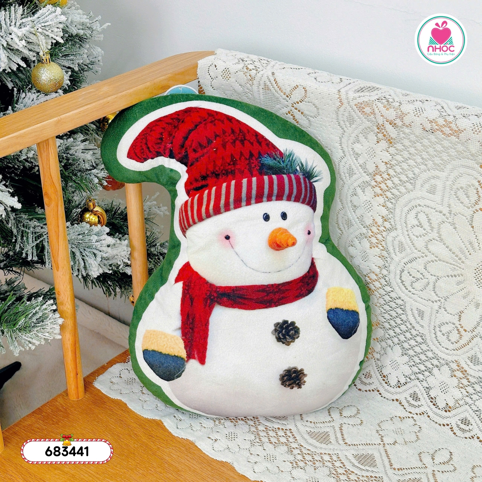 Gối bông noel - Người tuyết - 45180