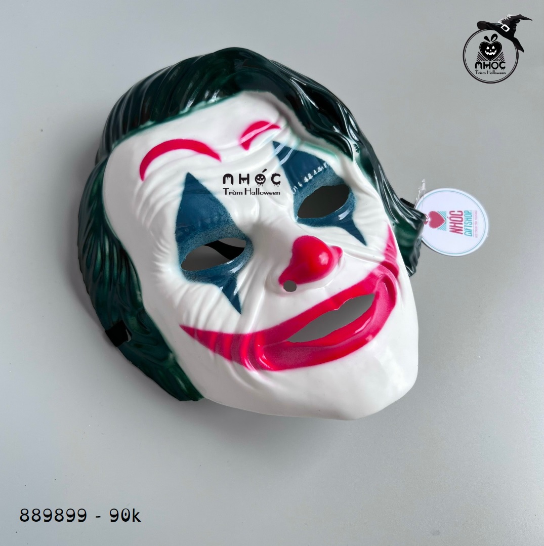 Mặt nạ nhựa sát nhân Joker - Xanh rêu - 9001