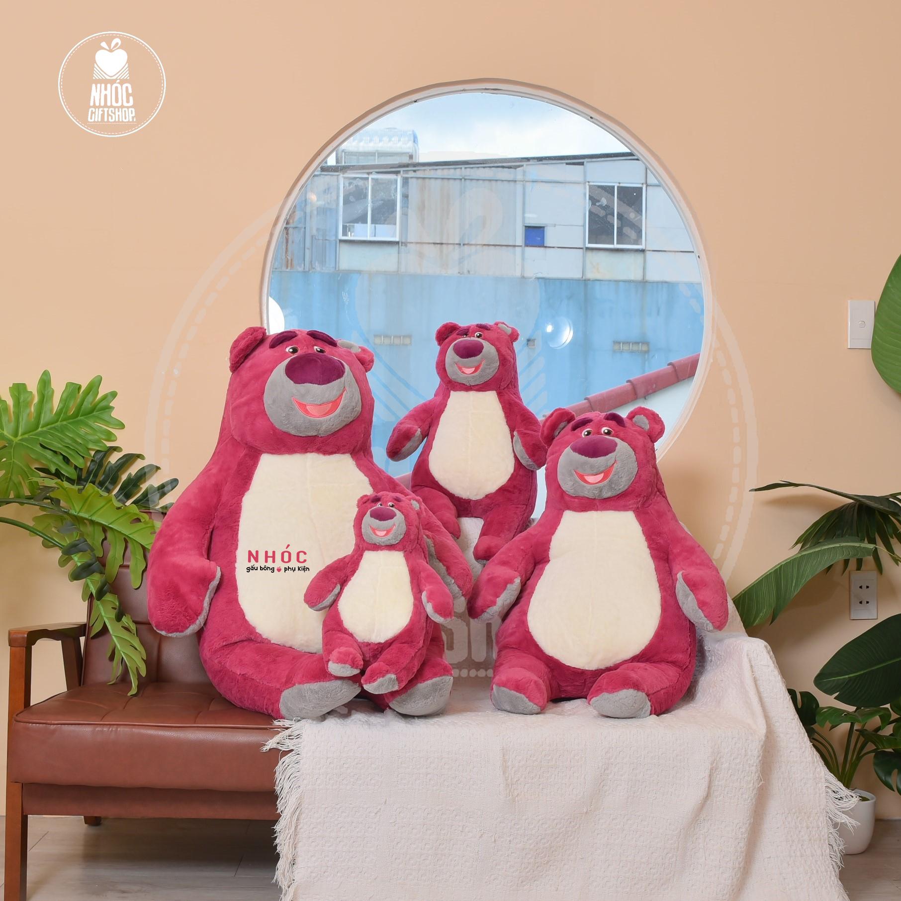 Thú bông Gấu Toy Story lông xù ngồi - Đỏ đô - 40240