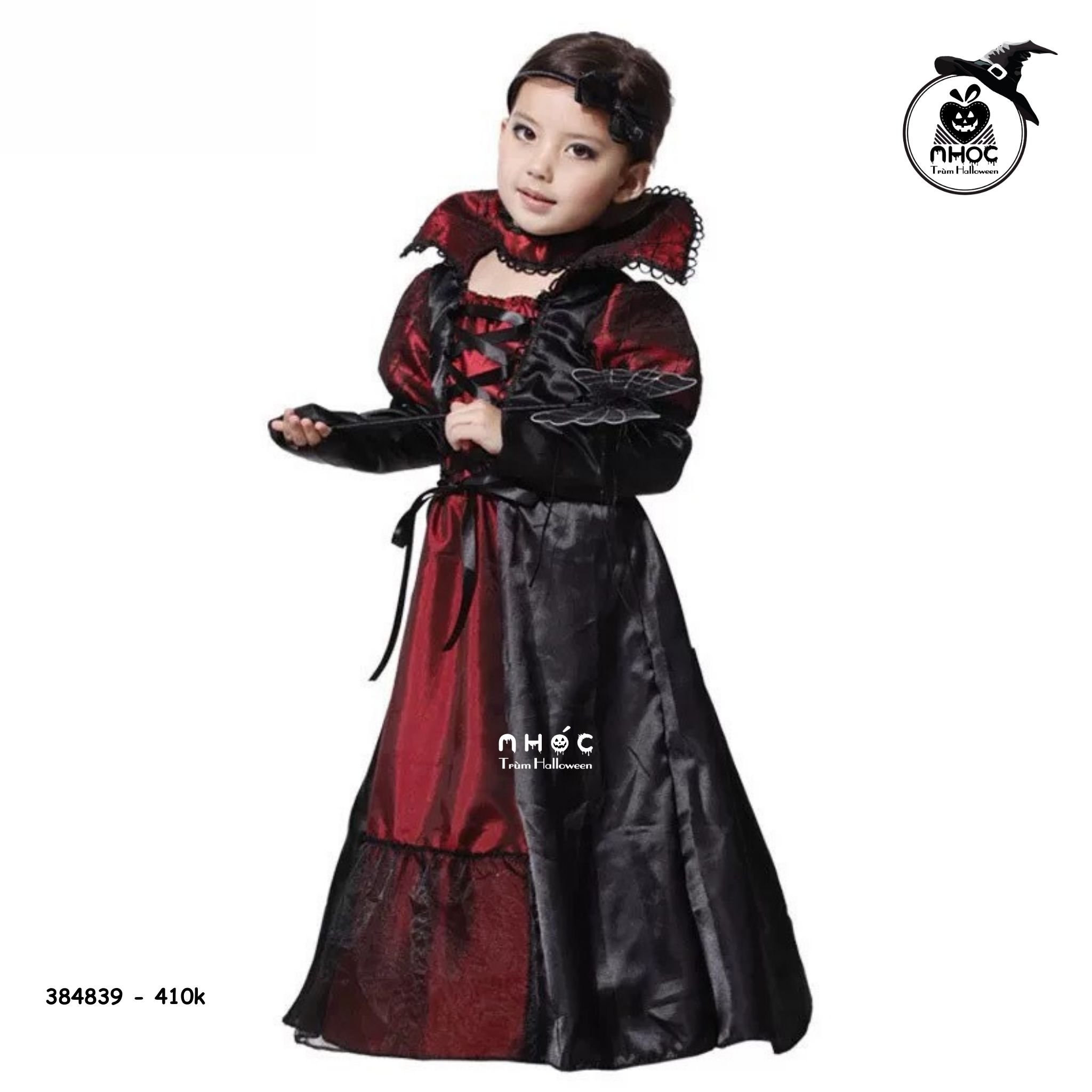 Đầm ma cà rồng Deluxe Vampiress combo dây cổ - Size XL - 140410